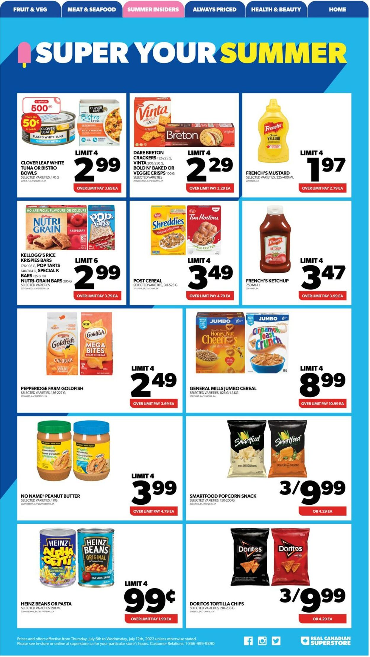 Flyer Real Canadian Superstore 06.07.2023 - 12.07.2023