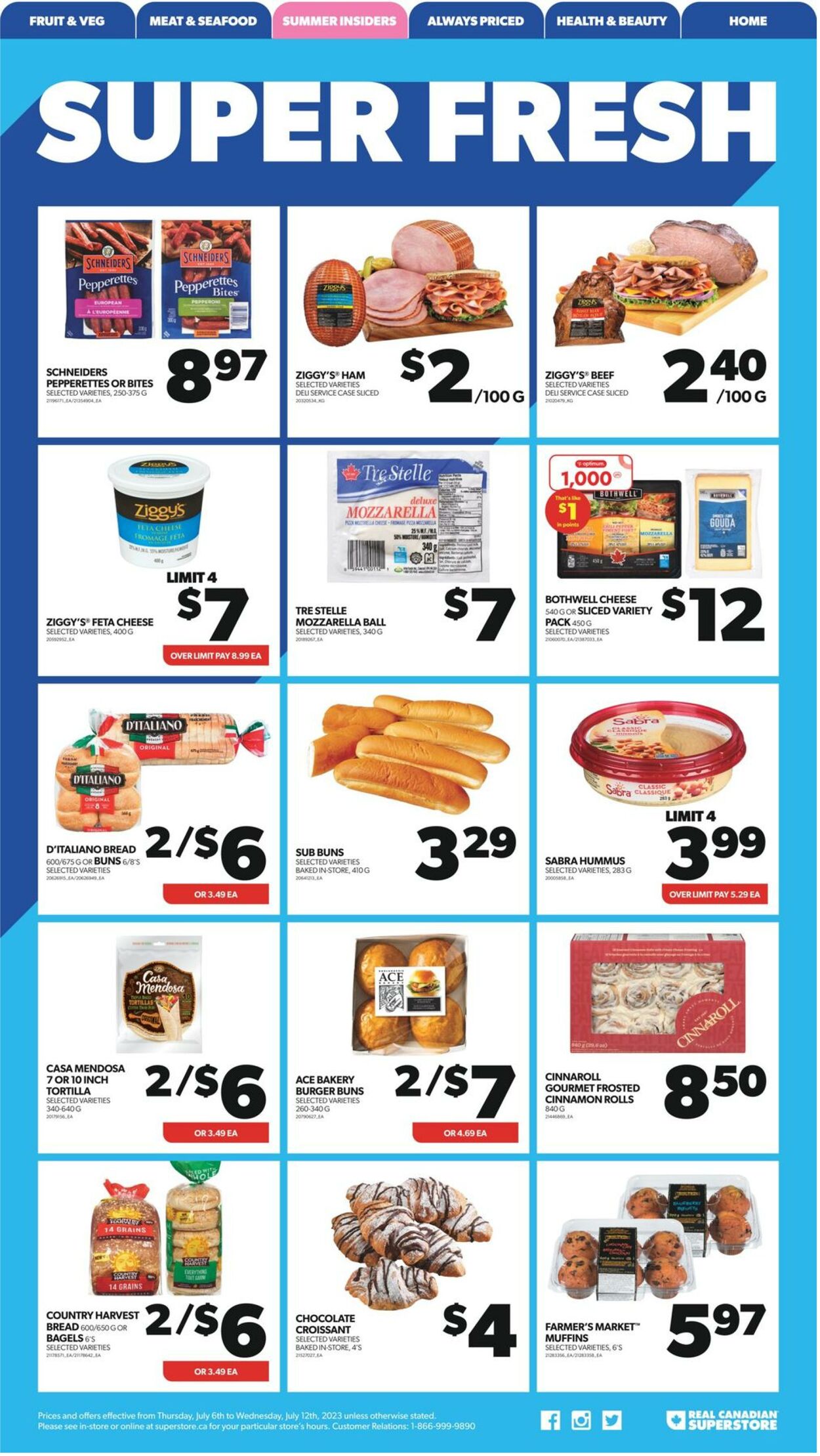 Flyer Real Canadian Superstore 06.07.2023 - 12.07.2023
