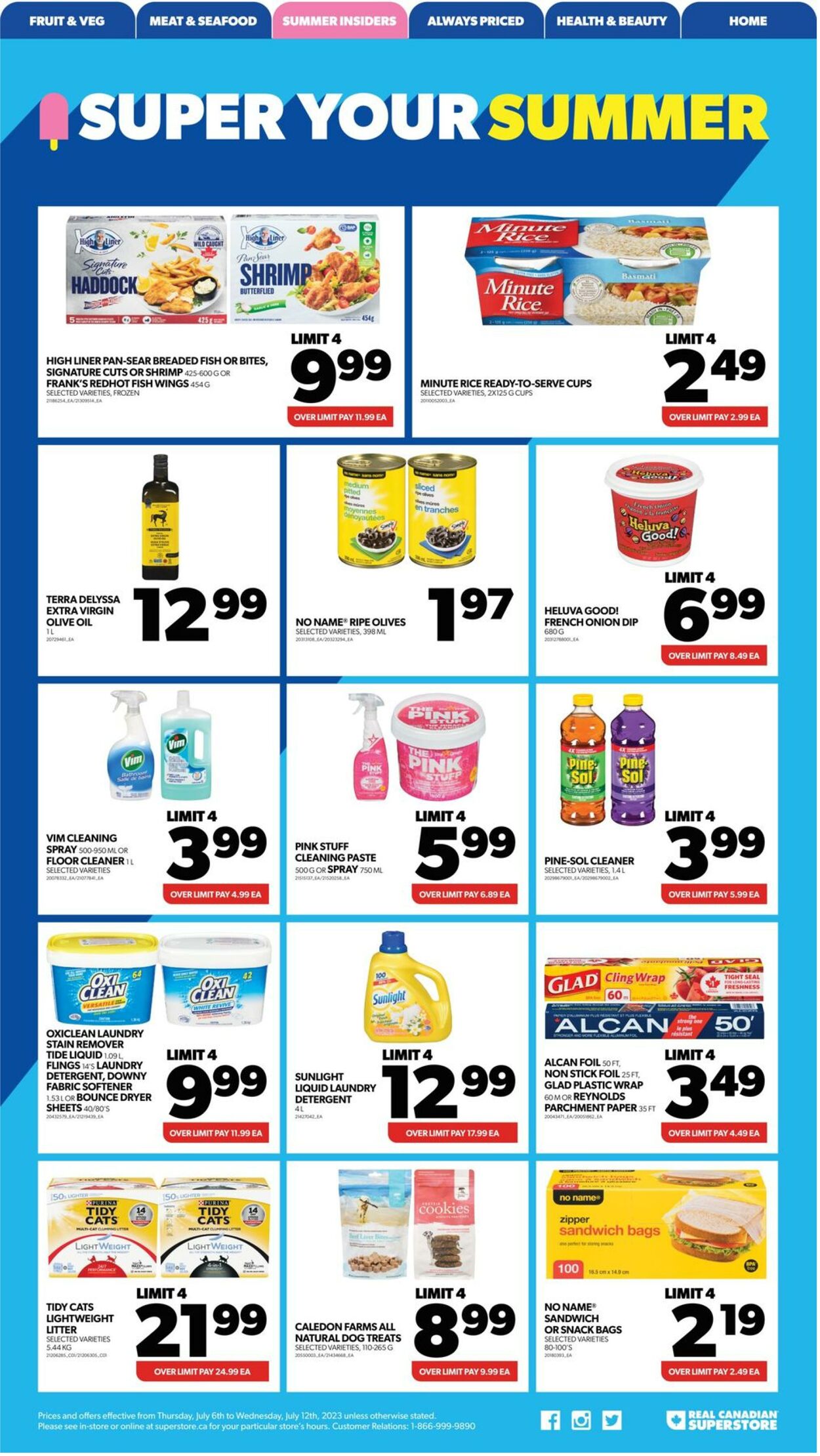 Flyer Real Canadian Superstore 06.07.2023 - 12.07.2023