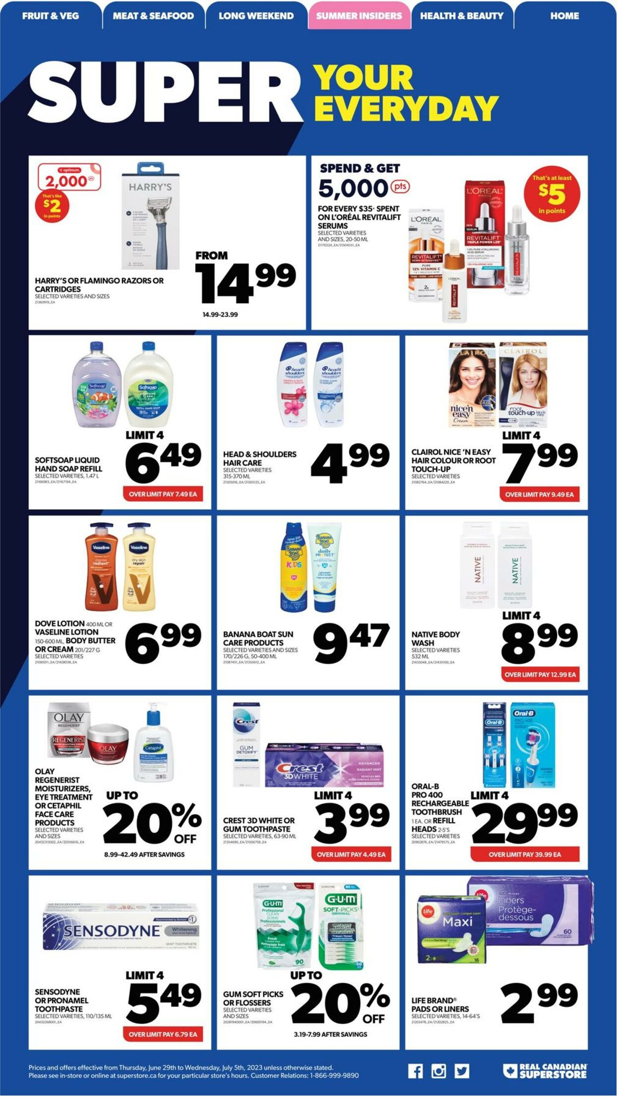 Flyer Real Canadian Superstore 29.06.2023 - 05.07.2023