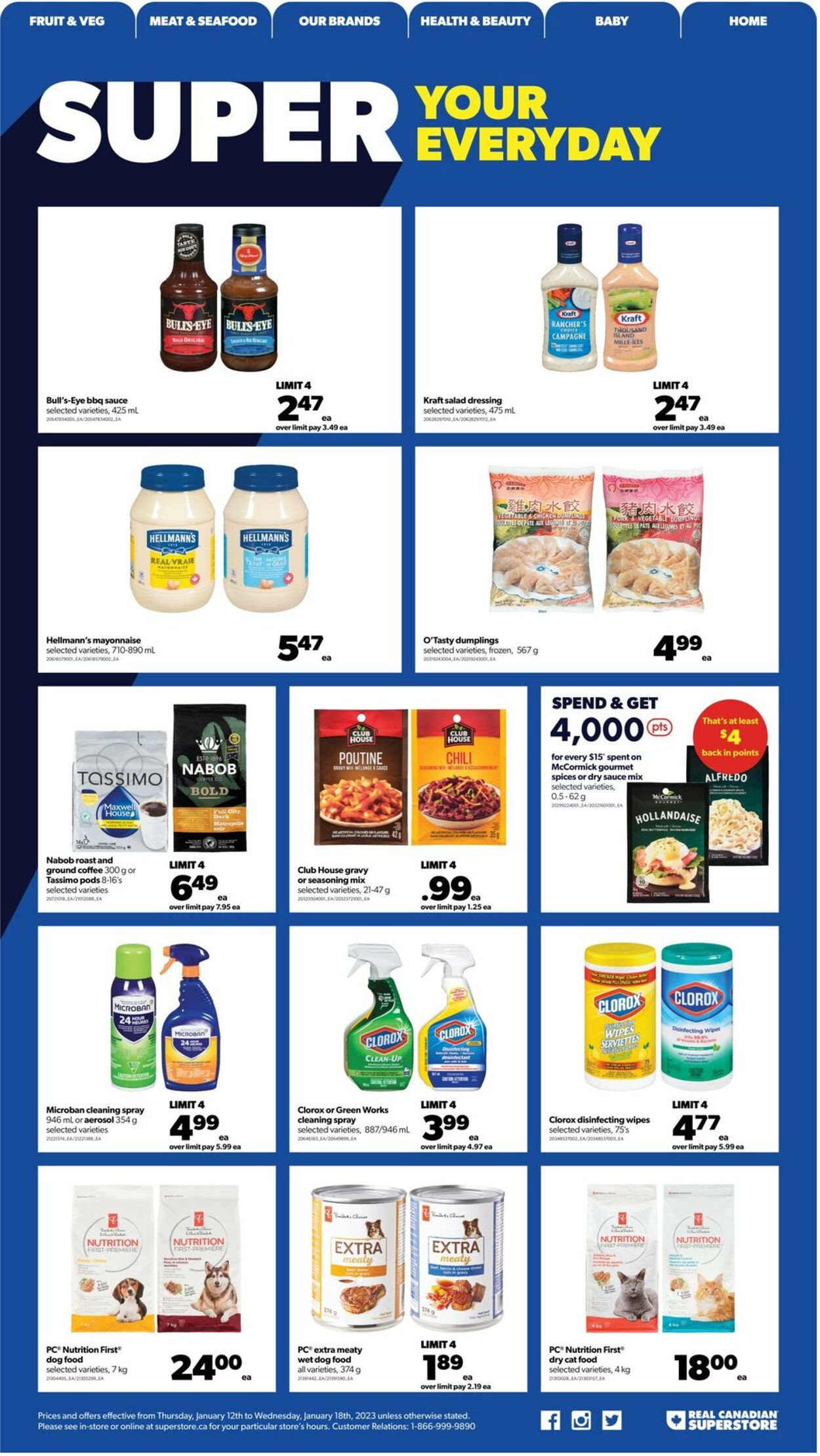 Flyer Real Canadian Superstore 12.01.2023 - 18.01.2023