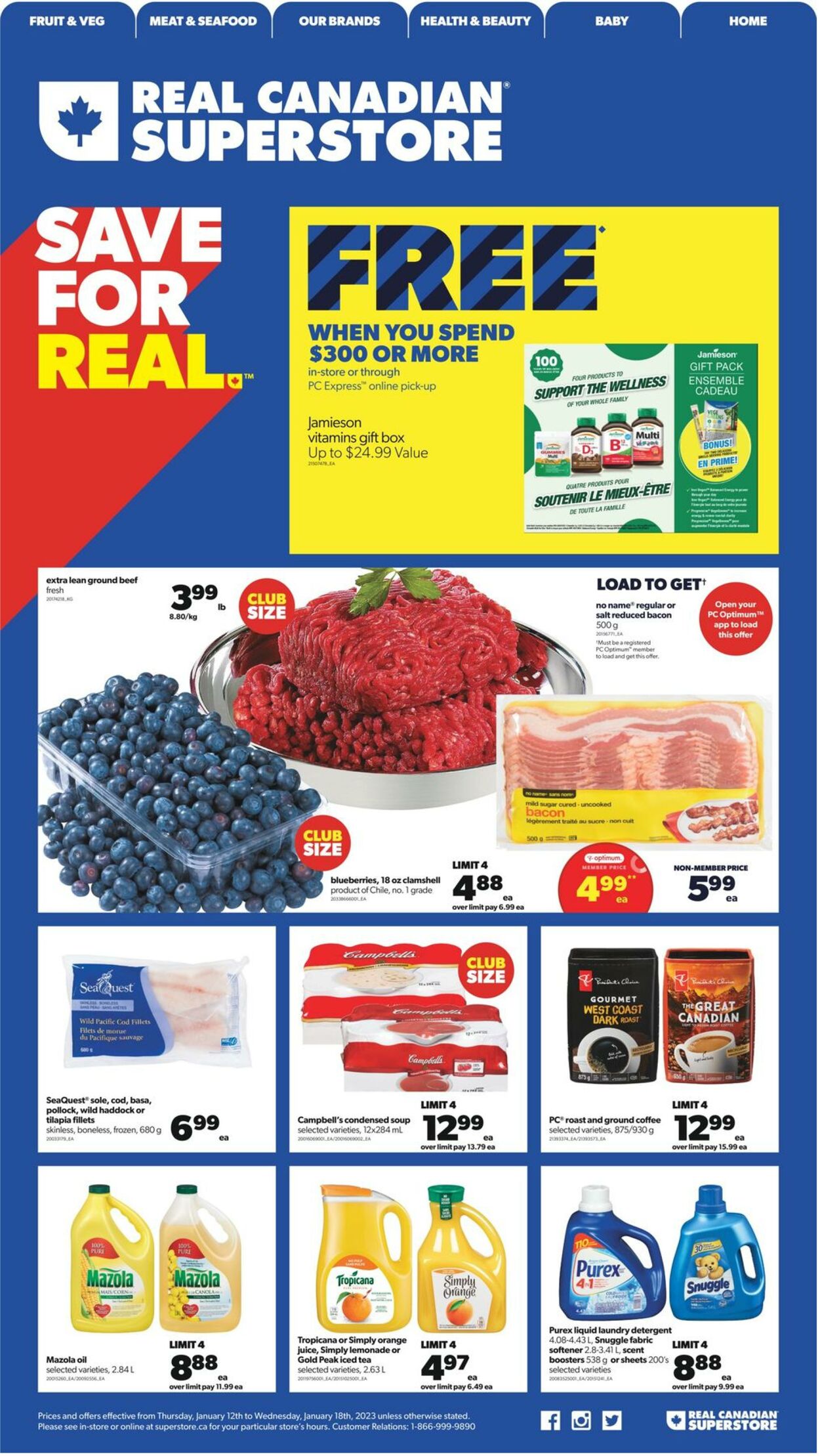 Flyer Real Canadian Superstore 12.01.2023-18.01.2023