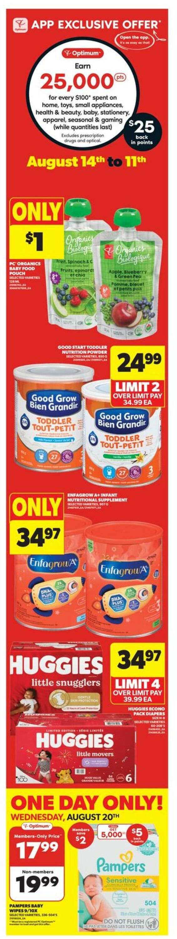 Flyer Real Canadian Superstore 14.08.2025 - 20.08.2025