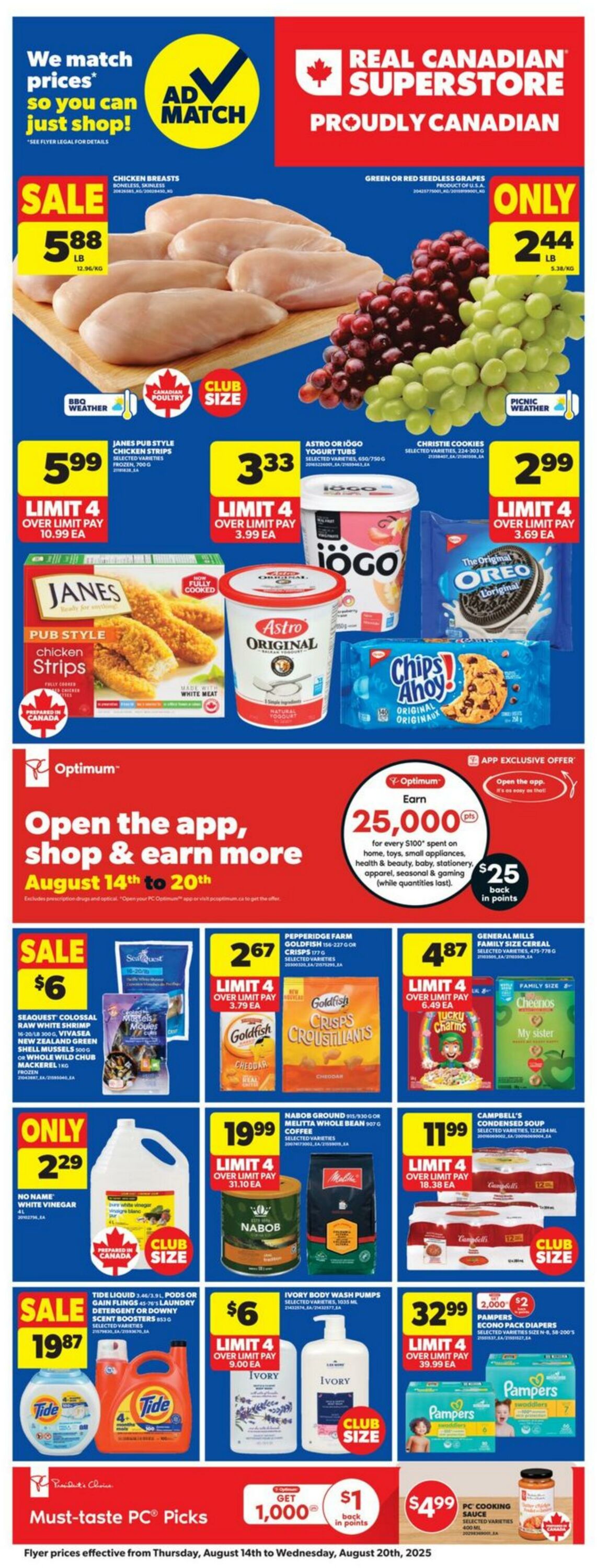 Flyer Real Canadian Superstore 14.08.2025 - 20.08.2025