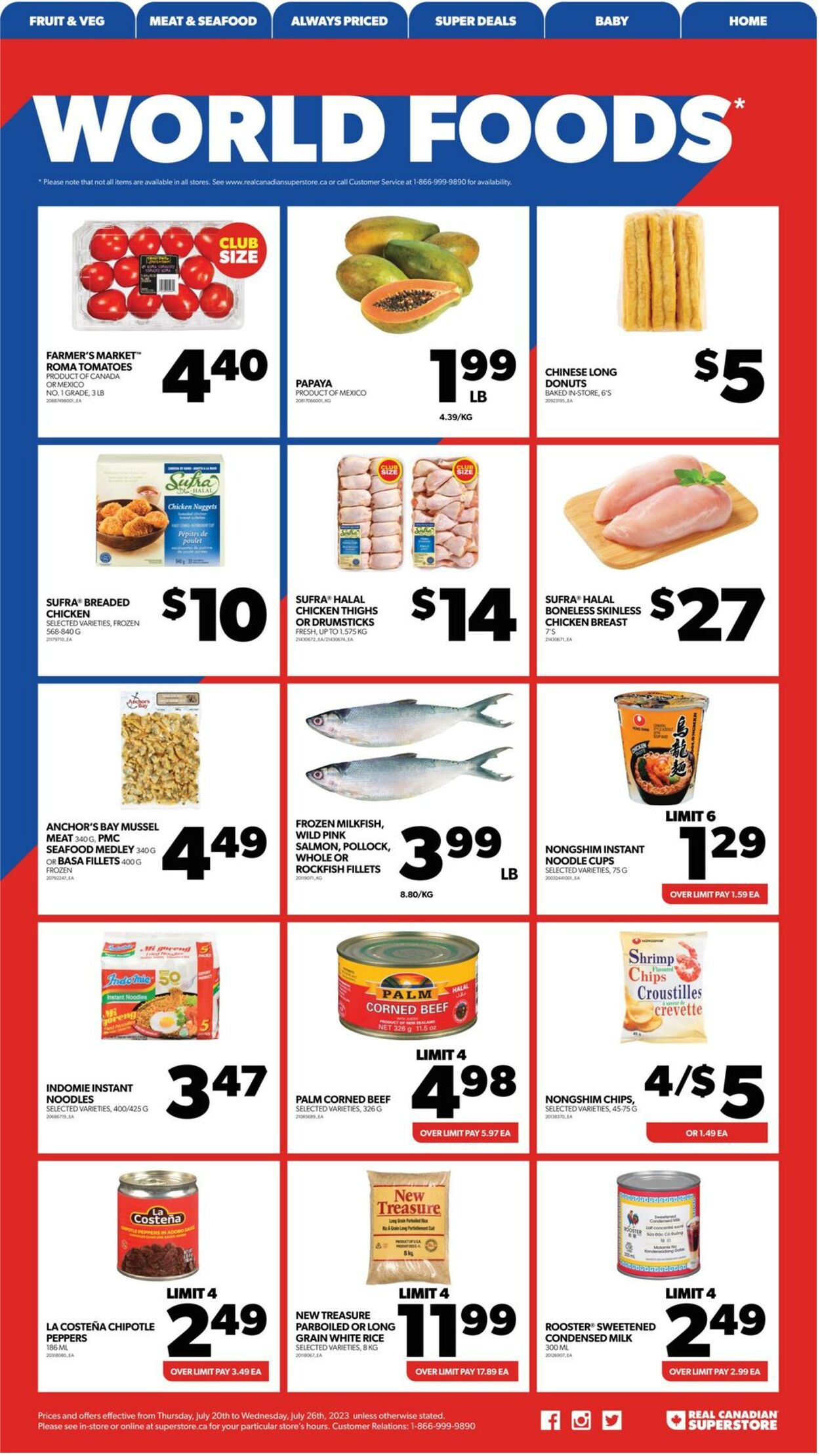 Flyer Real Canadian Superstore 20.07.2023 - 26.07.2023