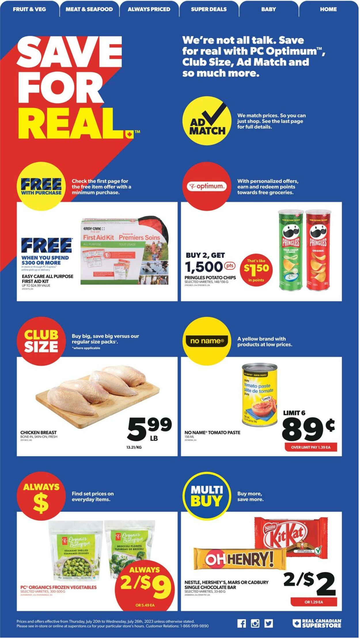 Flyer Real Canadian Superstore 20.07.2023 - 26.07.2023