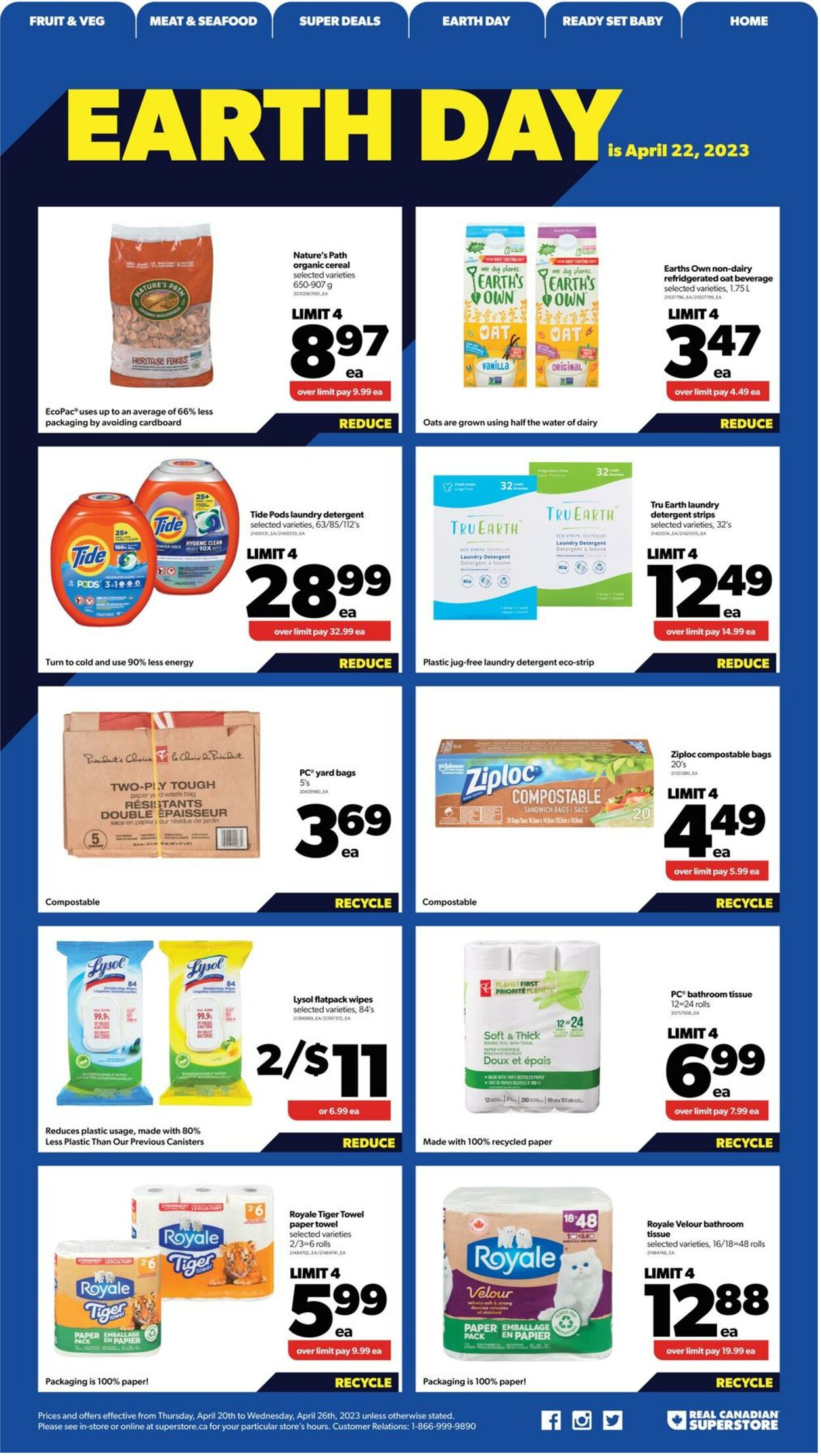 Flyer Real Canadian Superstore 20.04.2023 - 26.04.2023