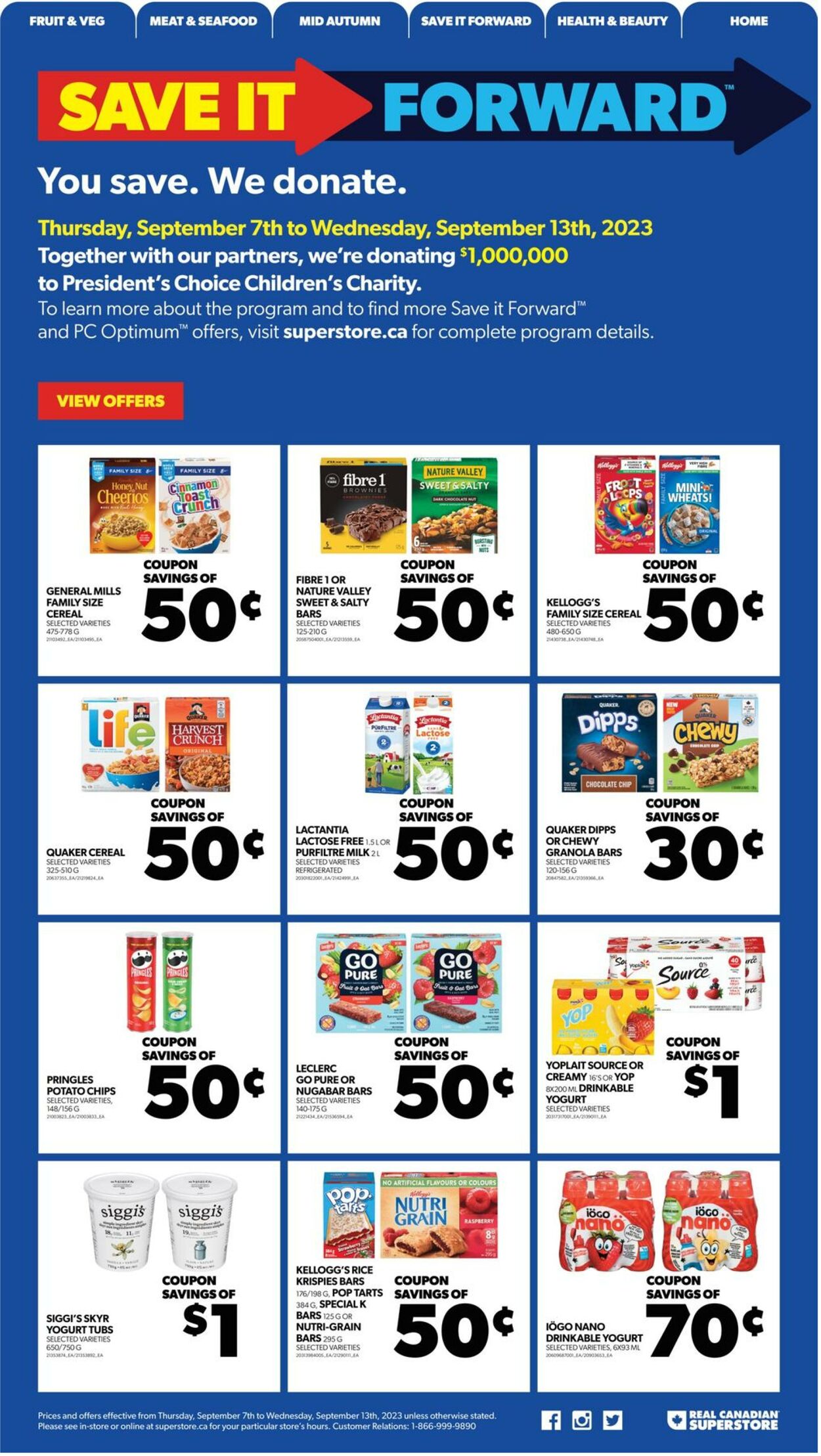 Flyer Real Canadian Superstore 07.09.2023 - 13.09.2023