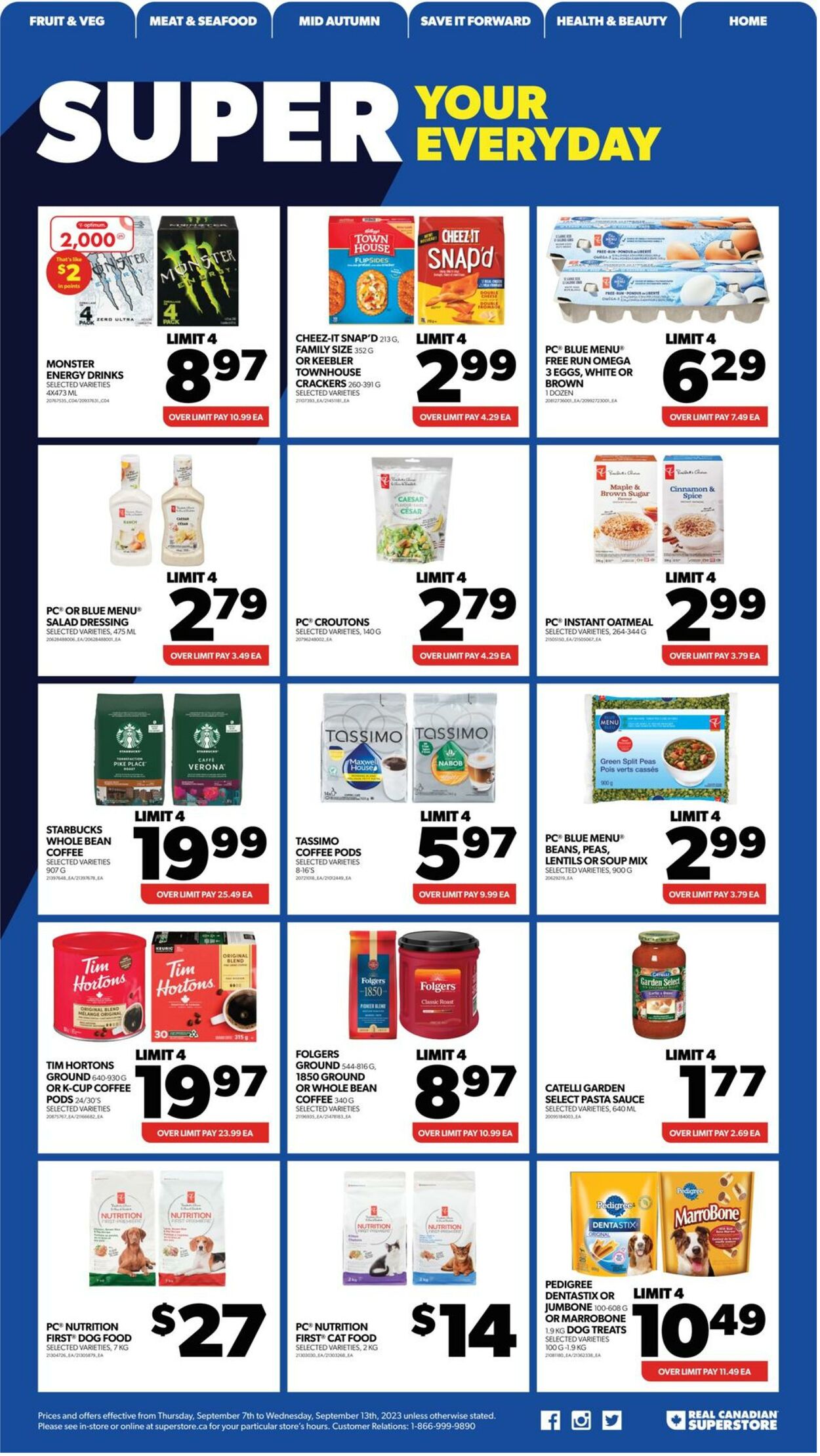 Flyer Real Canadian Superstore 07.09.2023 - 13.09.2023