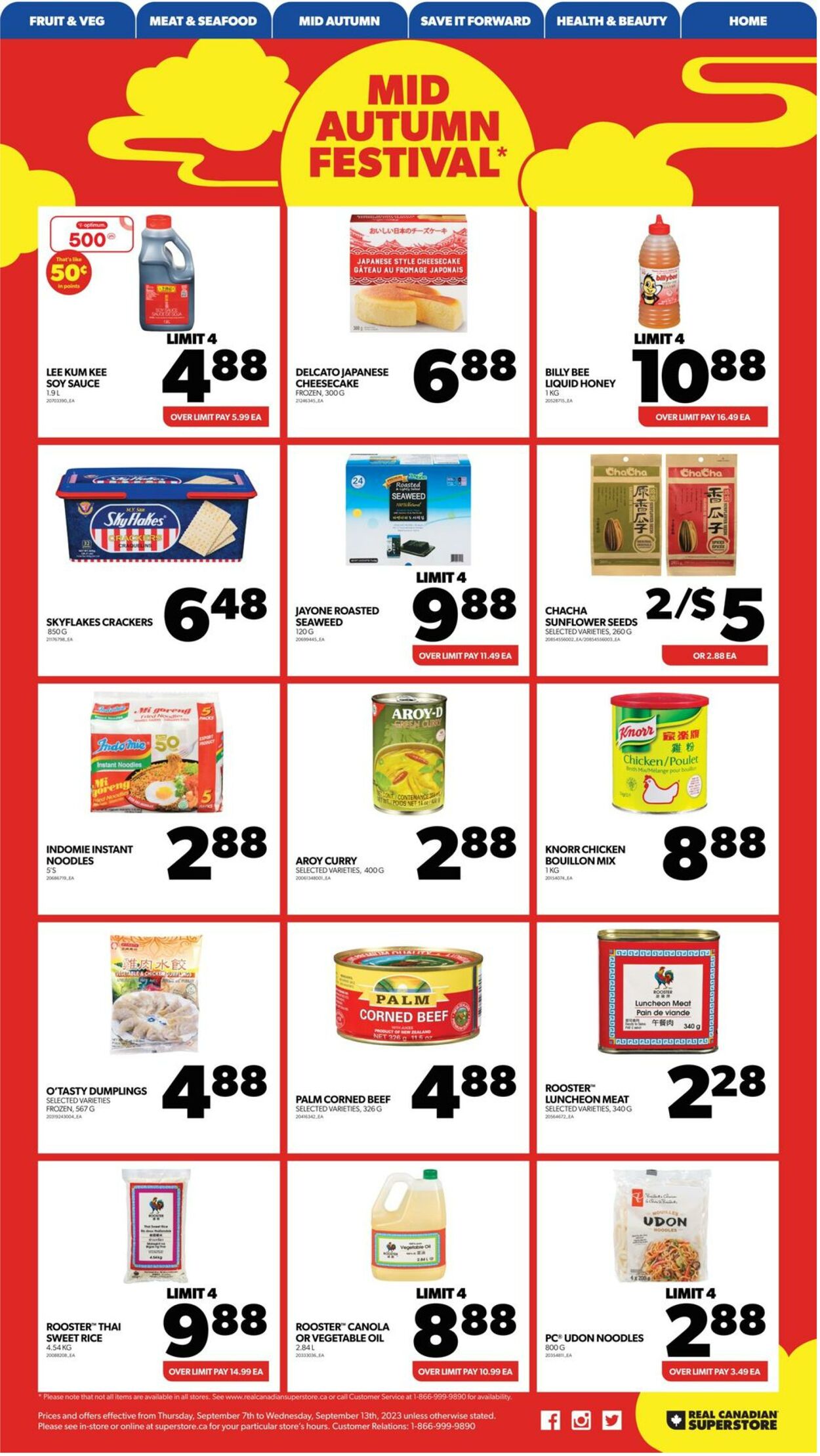 Flyer Real Canadian Superstore 07.09.2023 - 13.09.2023