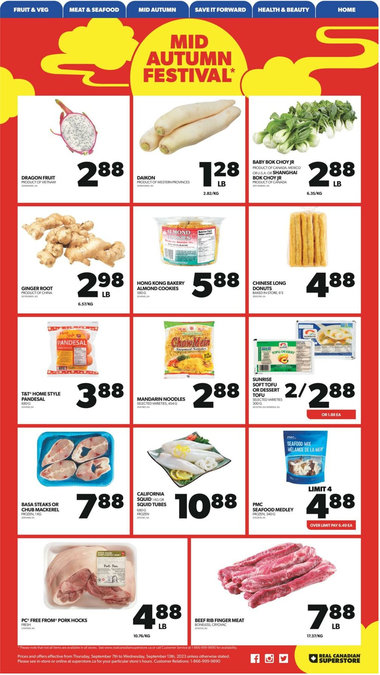 Flyer Real Canadian Superstore 07.09.2023 - 13.09.2023