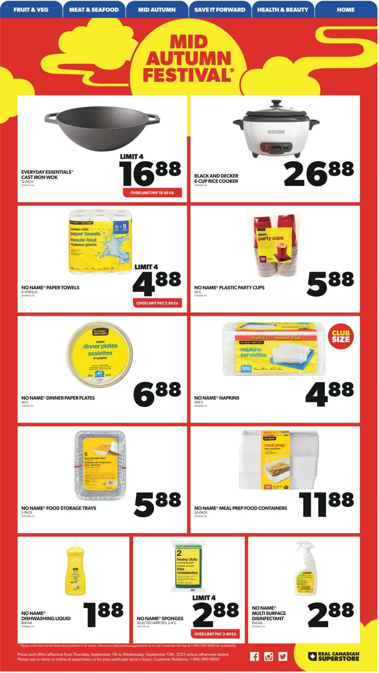 Flyer Real Canadian Superstore 07.09.2023 - 13.09.2023