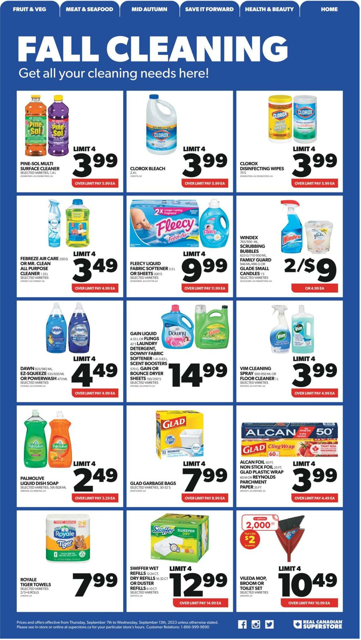 Flyer Real Canadian Superstore 07.09.2023 - 13.09.2023