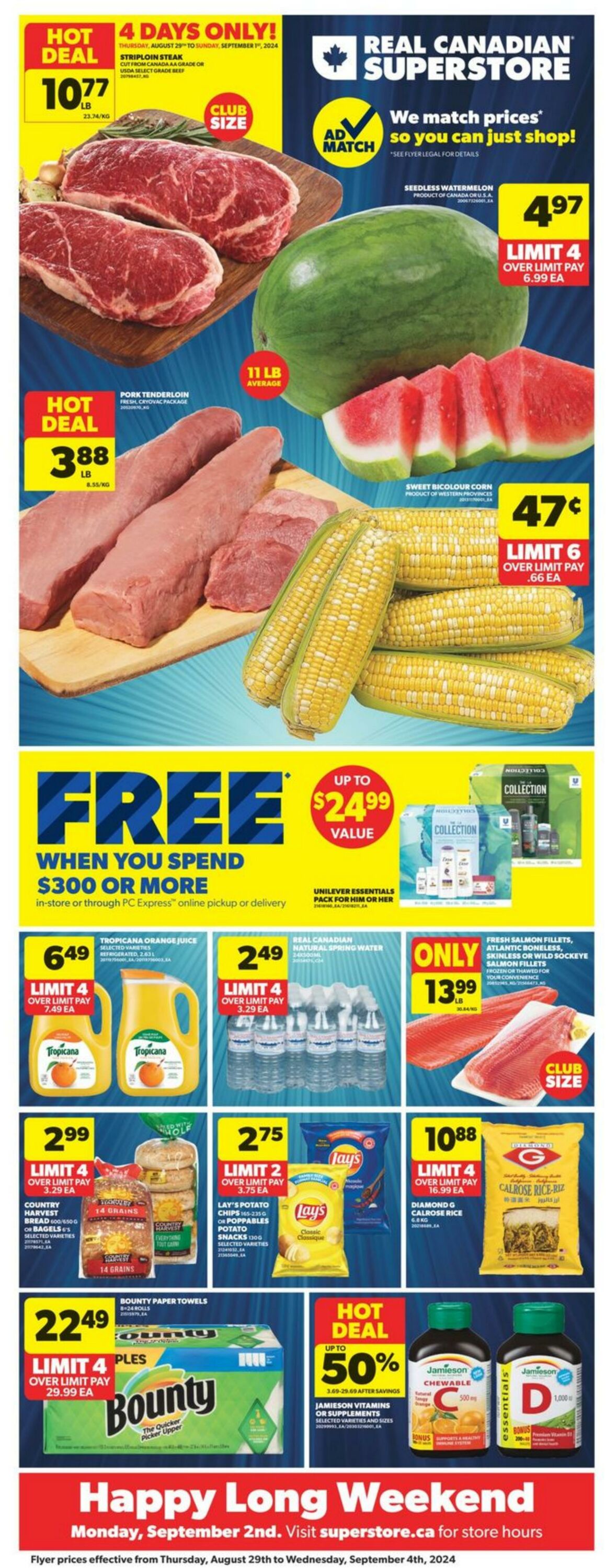 Flyer Real Canadian Superstore 29.08.2024 - 04.09.2024