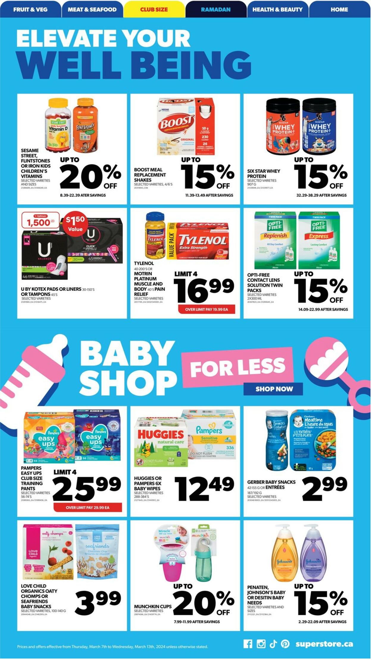 Flyer Real Canadian Superstore 07.03.2024 - 13.03.2024