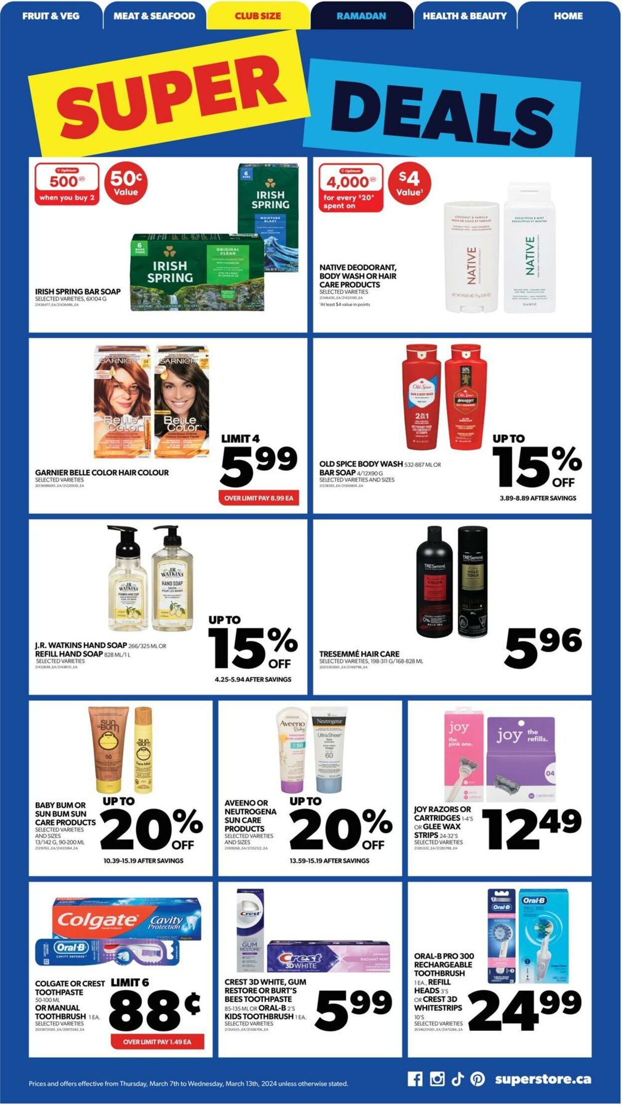 Flyer Real Canadian Superstore 07.03.2024 - 13.03.2024