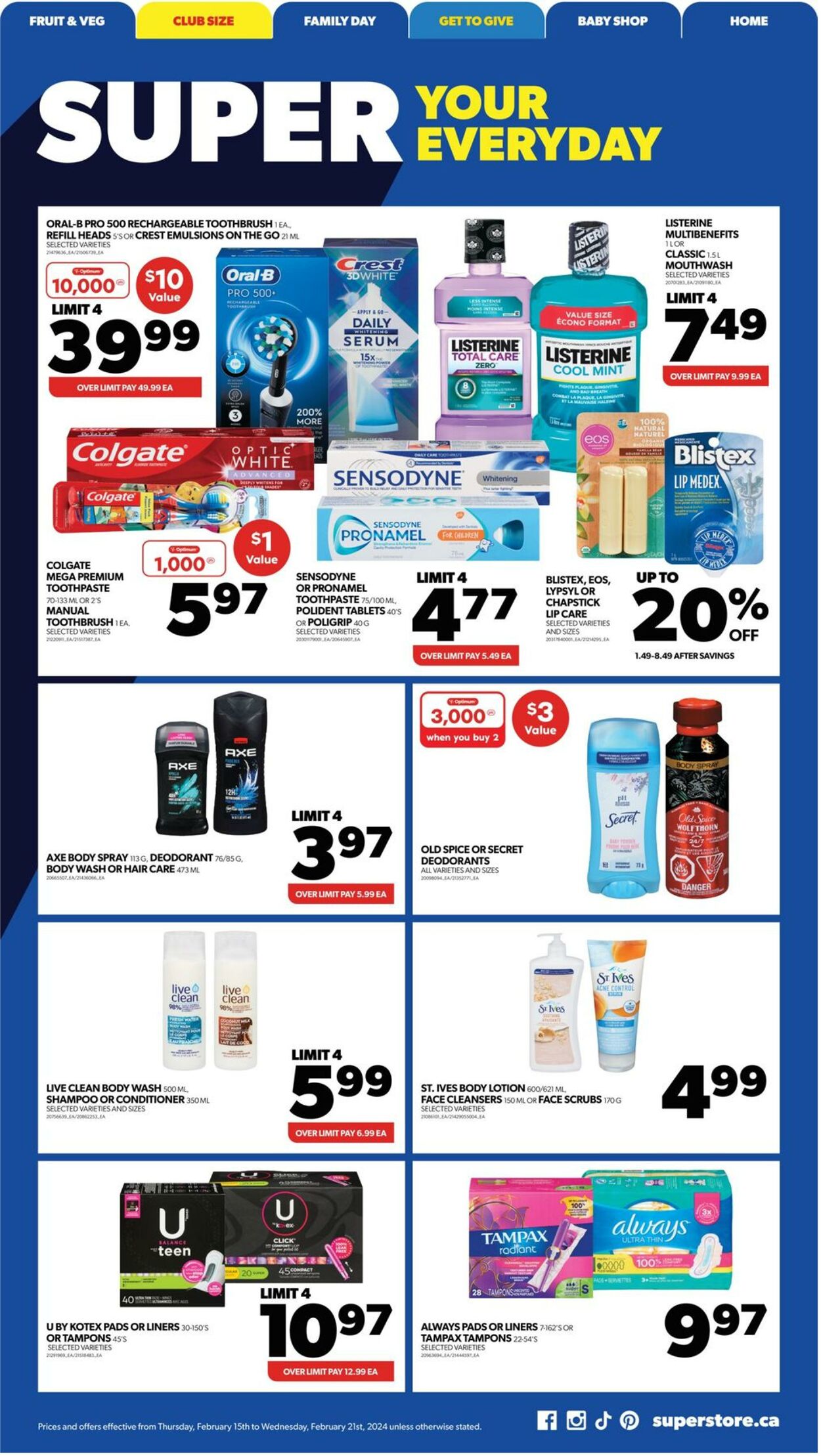 Flyer Real Canadian Superstore 15.02.2024 - 21.02.2024