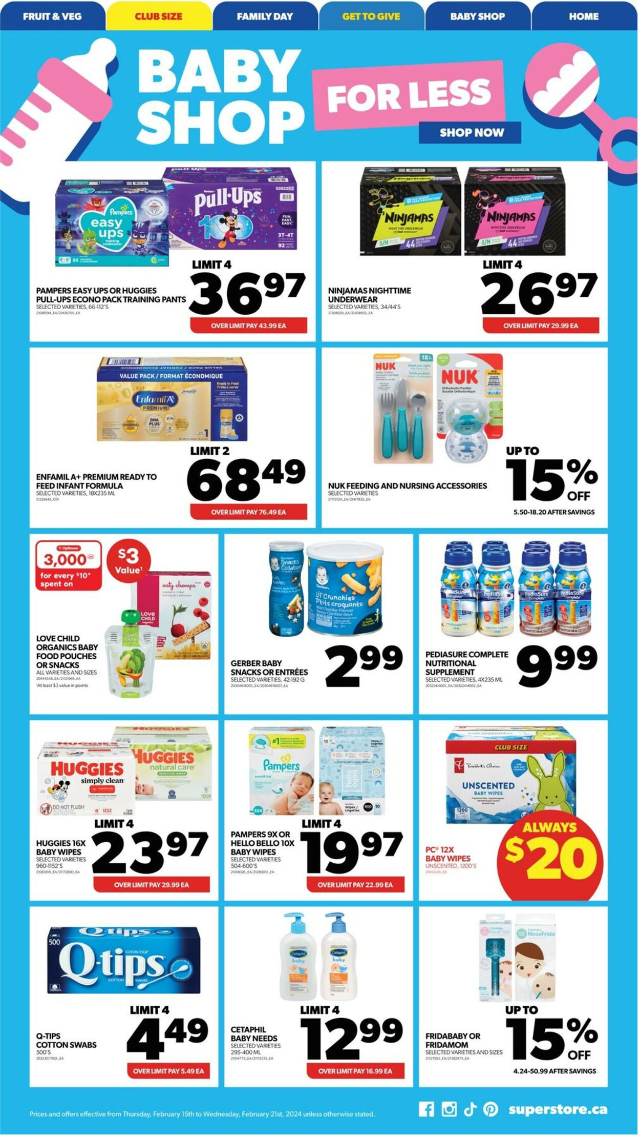 Flyer Real Canadian Superstore 15.02.2024 - 21.02.2024