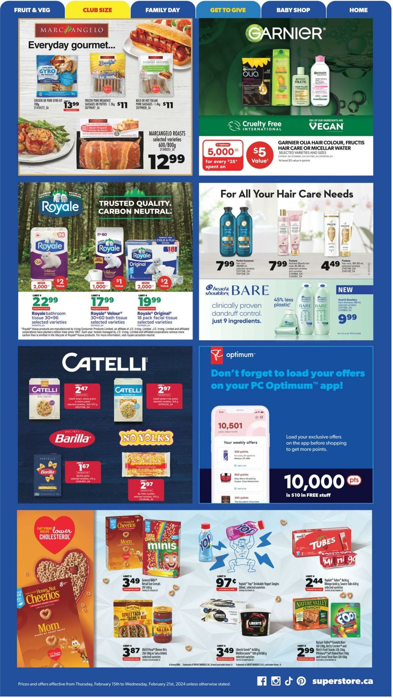 Flyer Real Canadian Superstore 15.02.2024 - 21.02.2024