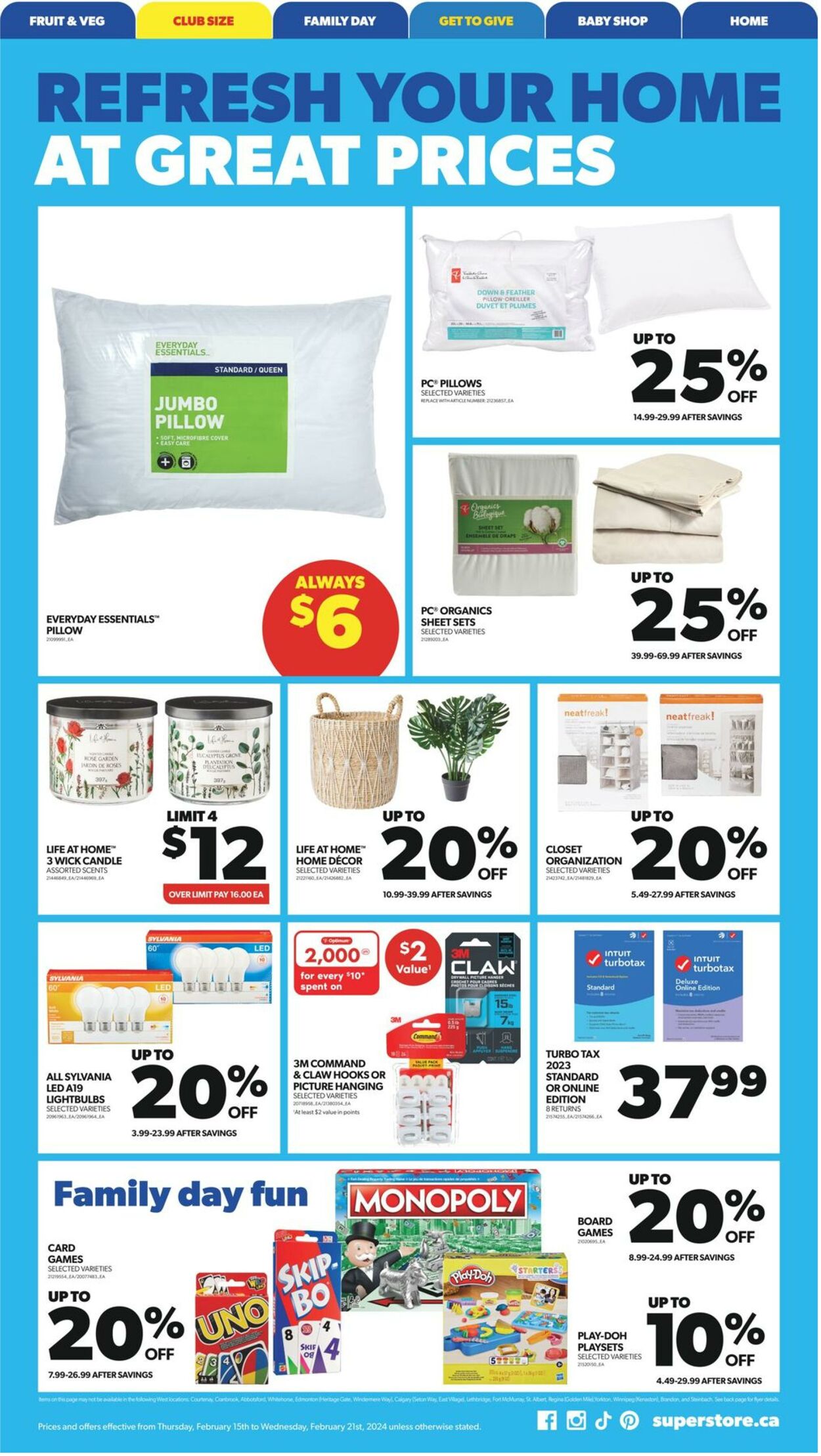 Flyer Real Canadian Superstore 15.02.2024 - 21.02.2024