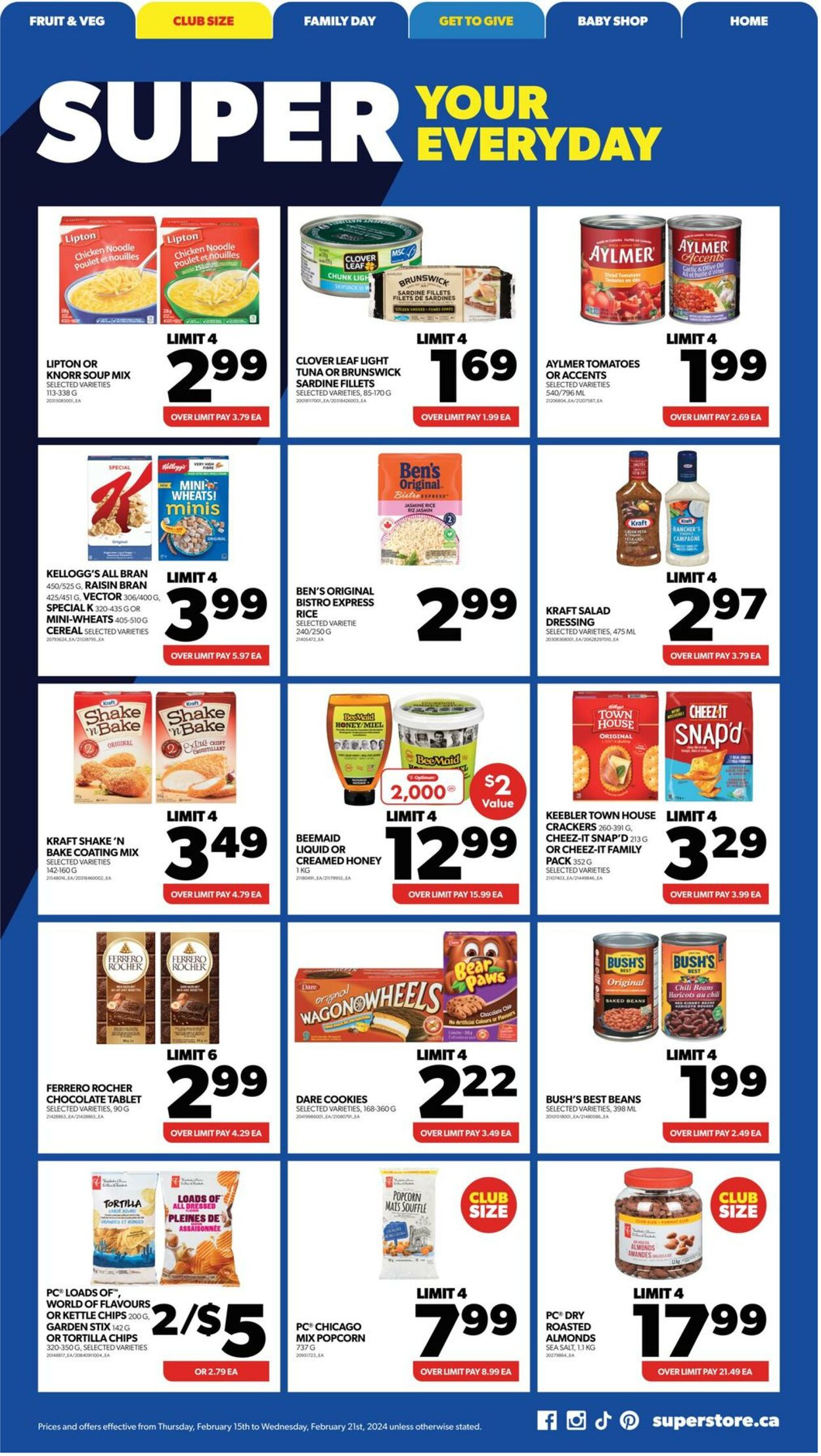 Flyer Real Canadian Superstore 15.02.2024 - 21.02.2024