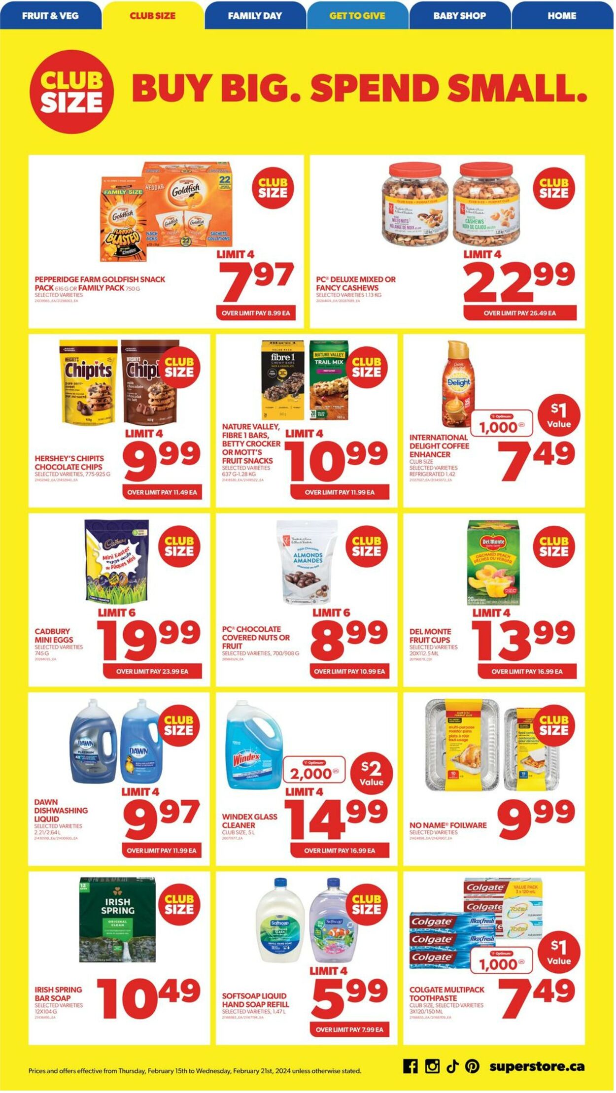 Flyer Real Canadian Superstore 15.02.2024 - 21.02.2024