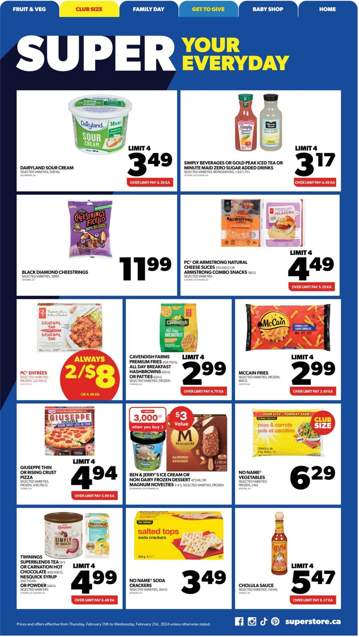 Flyer Real Canadian Superstore 15.02.2024 - 21.02.2024