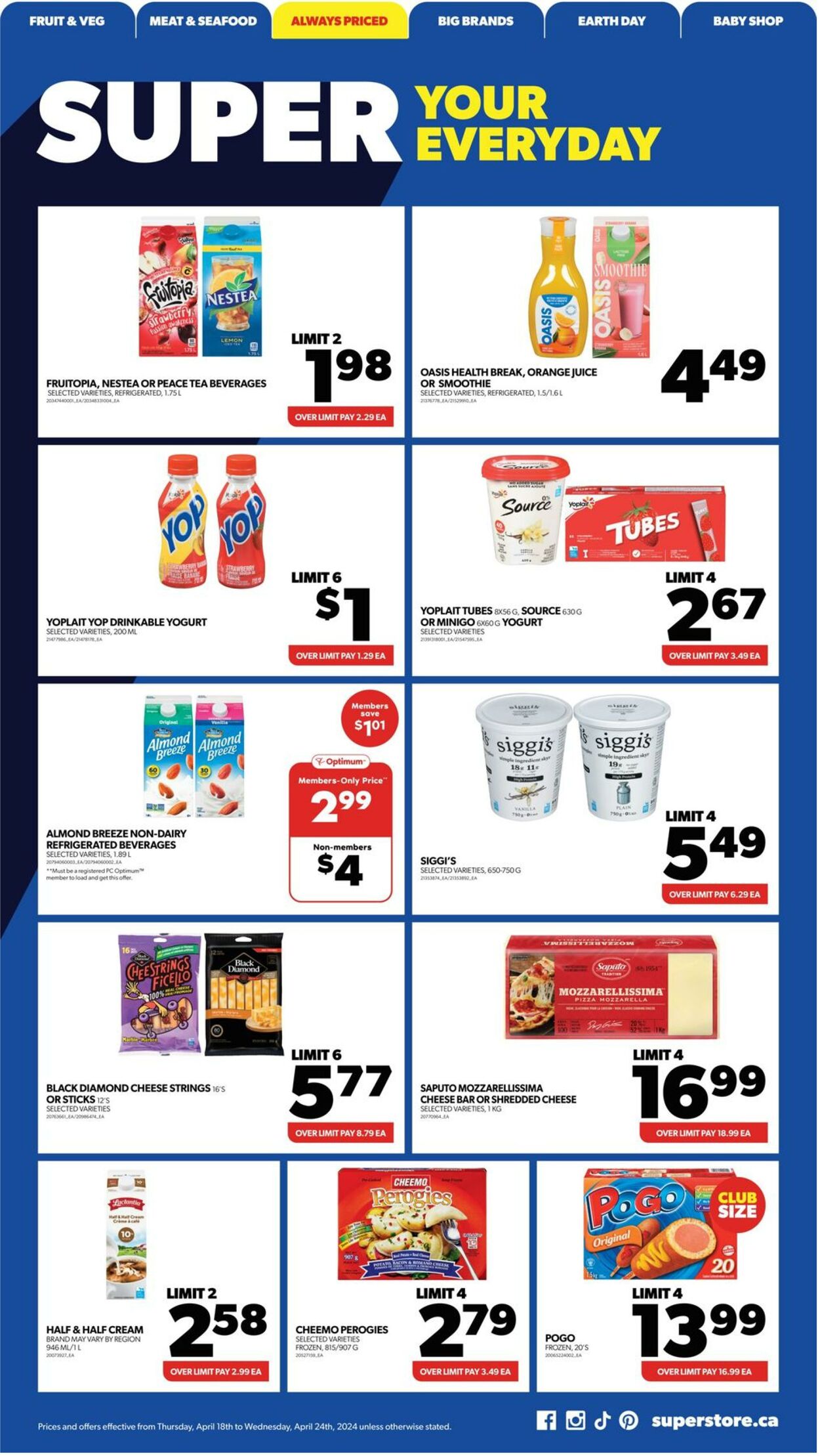 Flyer Real Canadian Superstore 18.04.2024 - 01.05.2024