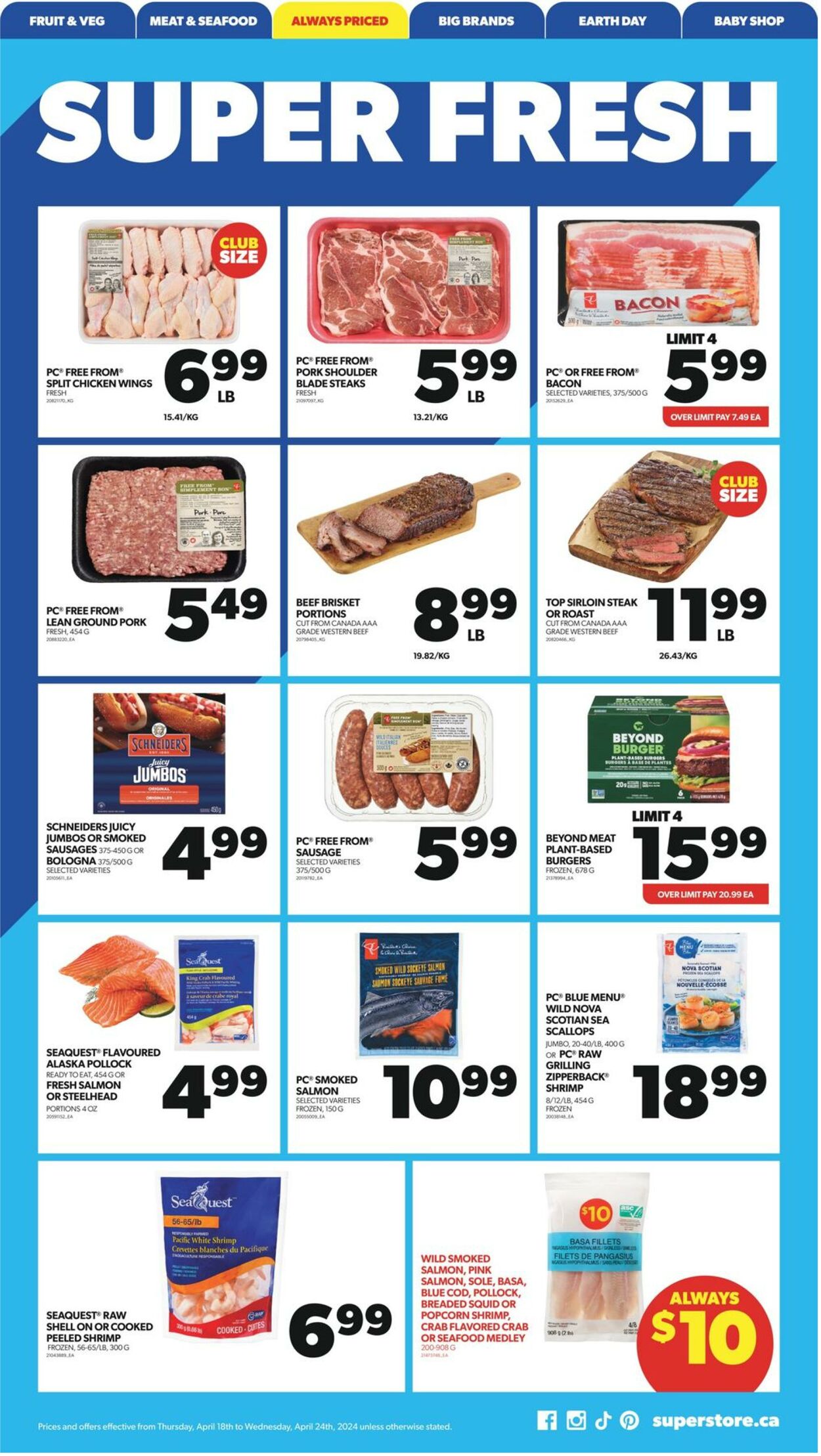 Flyer Real Canadian Superstore 18.04.2024 - 01.05.2024