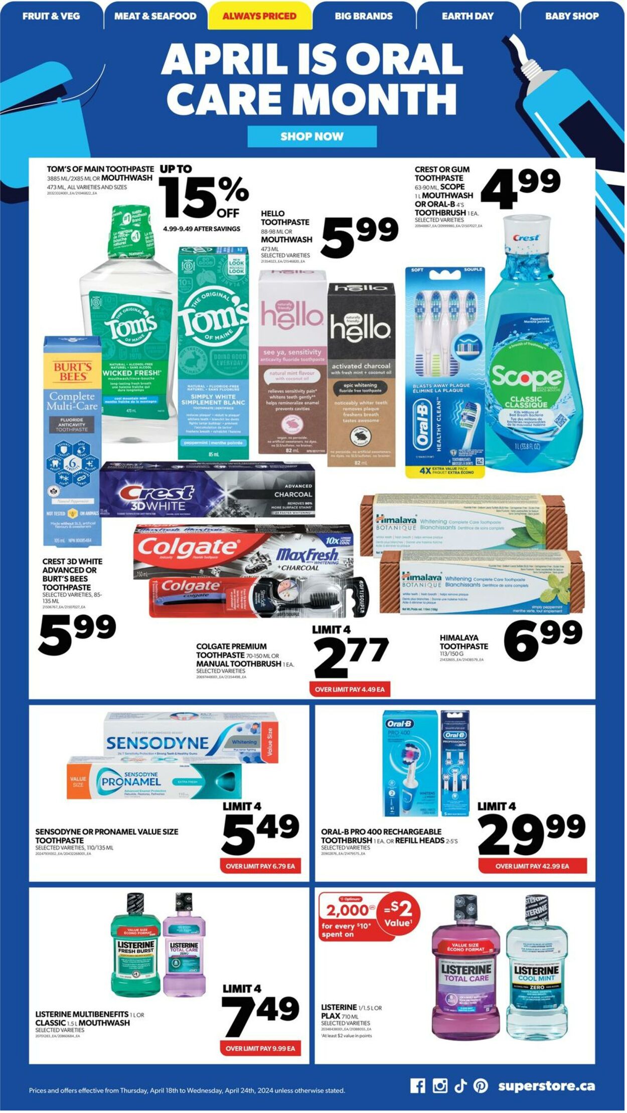 Flyer Real Canadian Superstore 18.04.2024 - 01.05.2024