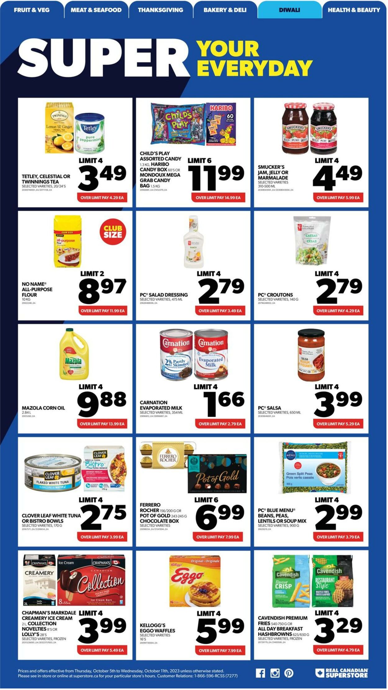 Flyer Real Canadian Superstore 05.10.2023 - 11.10.2023