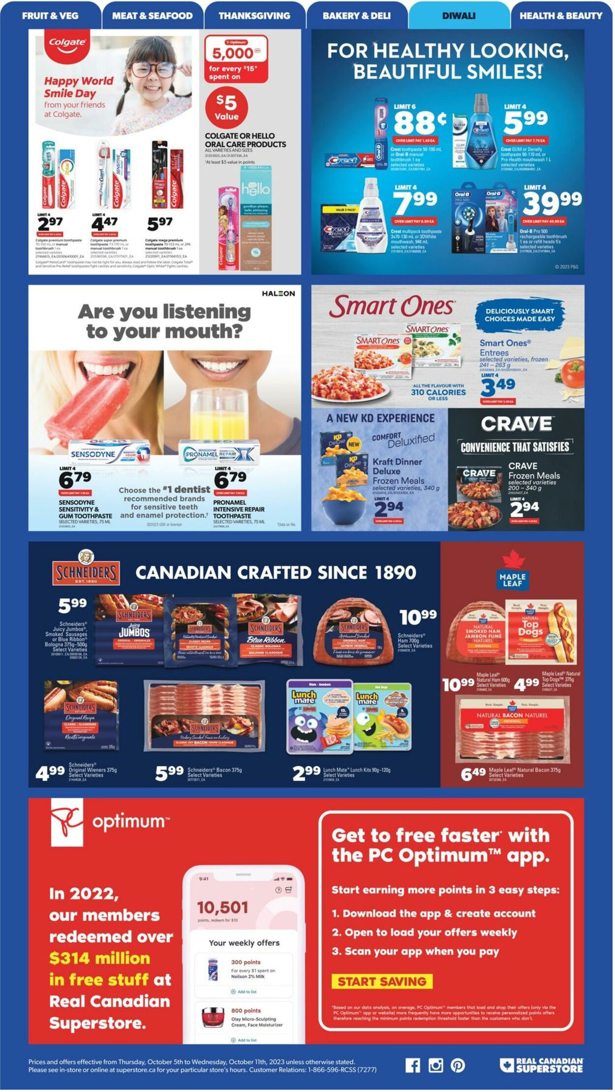 Flyer Real Canadian Superstore 05.10.2023 - 11.10.2023