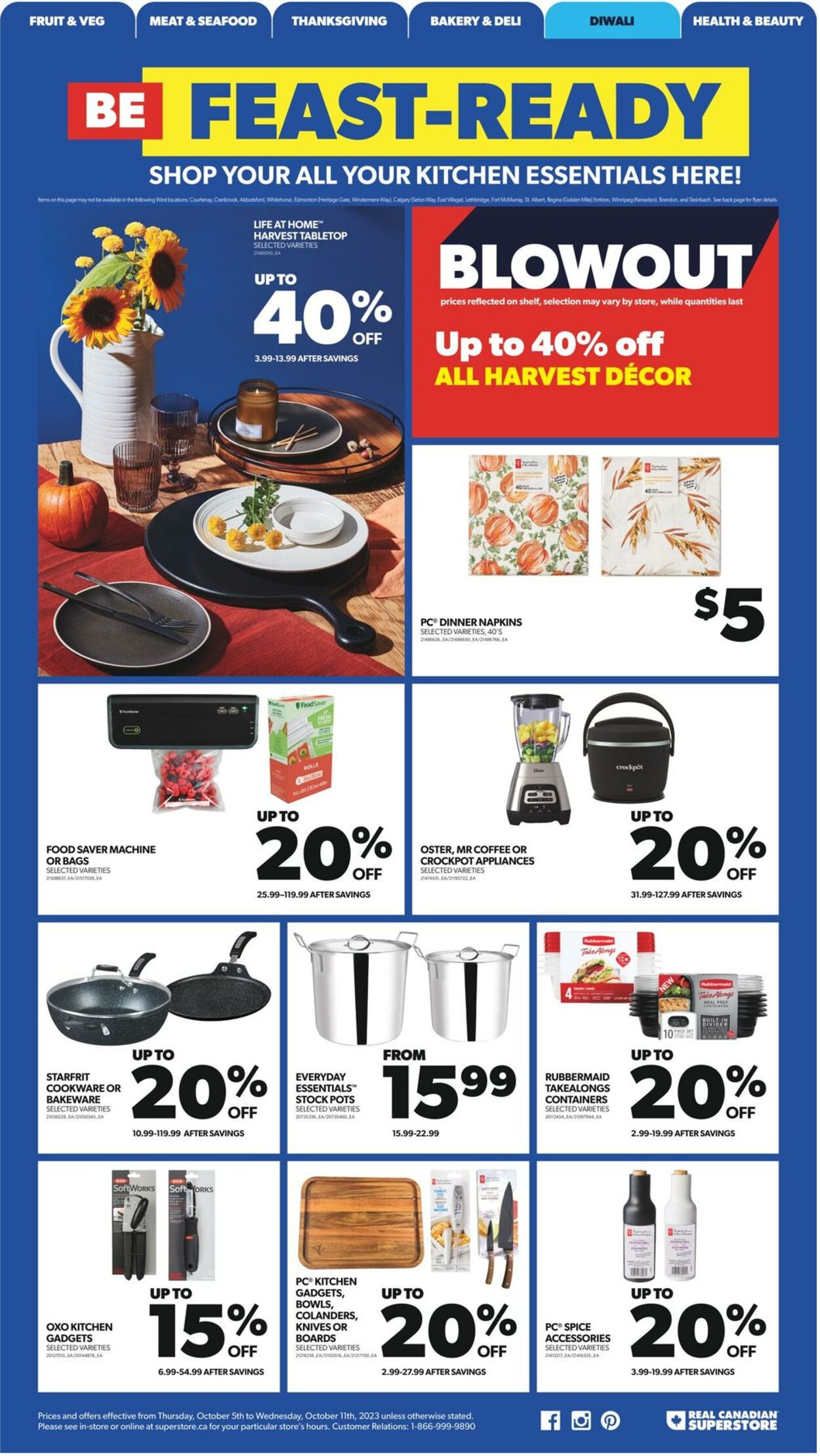 Flyer Real Canadian Superstore 05.10.2023 - 11.10.2023