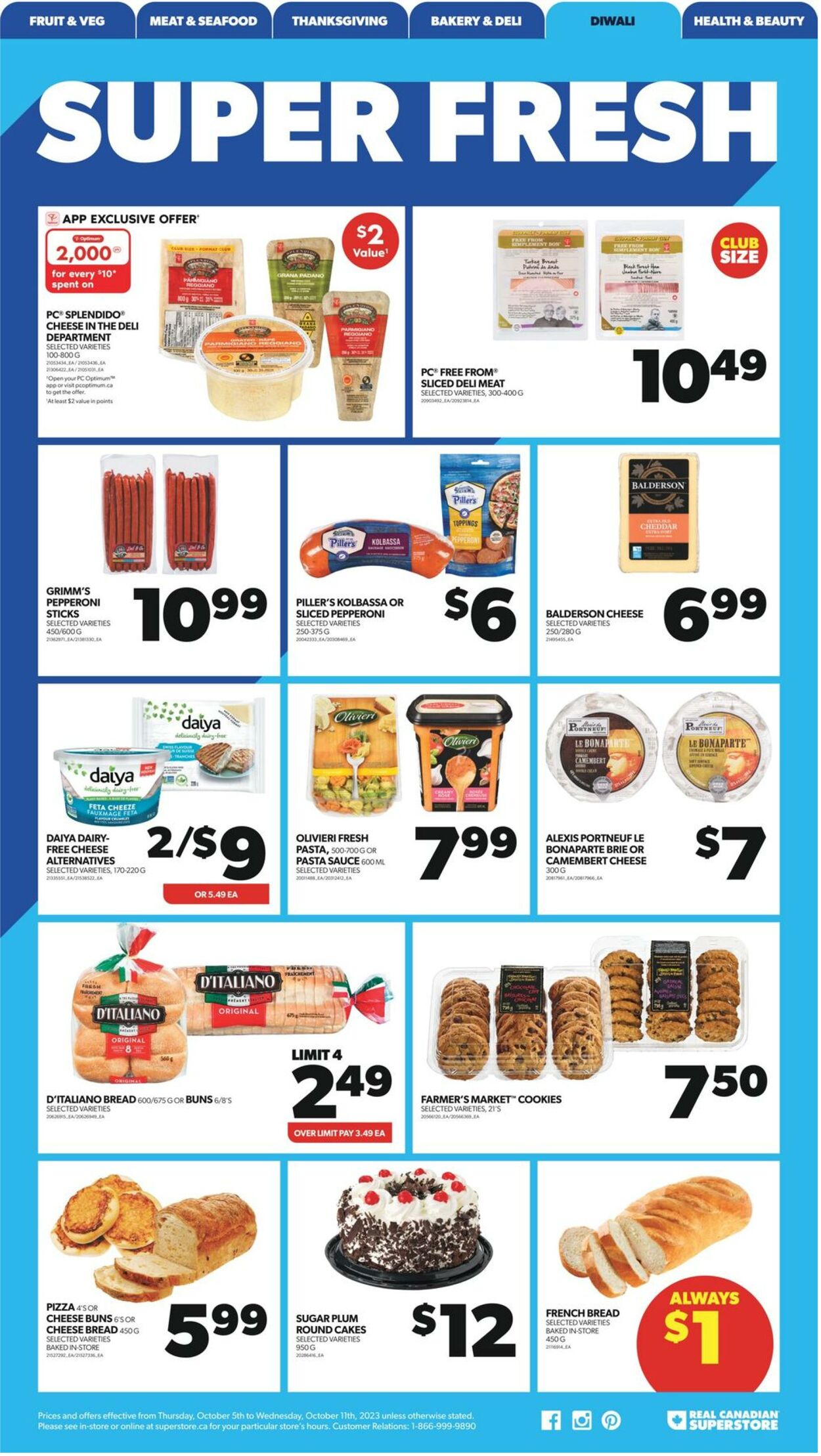 Flyer Real Canadian Superstore 05.10.2023 - 11.10.2023