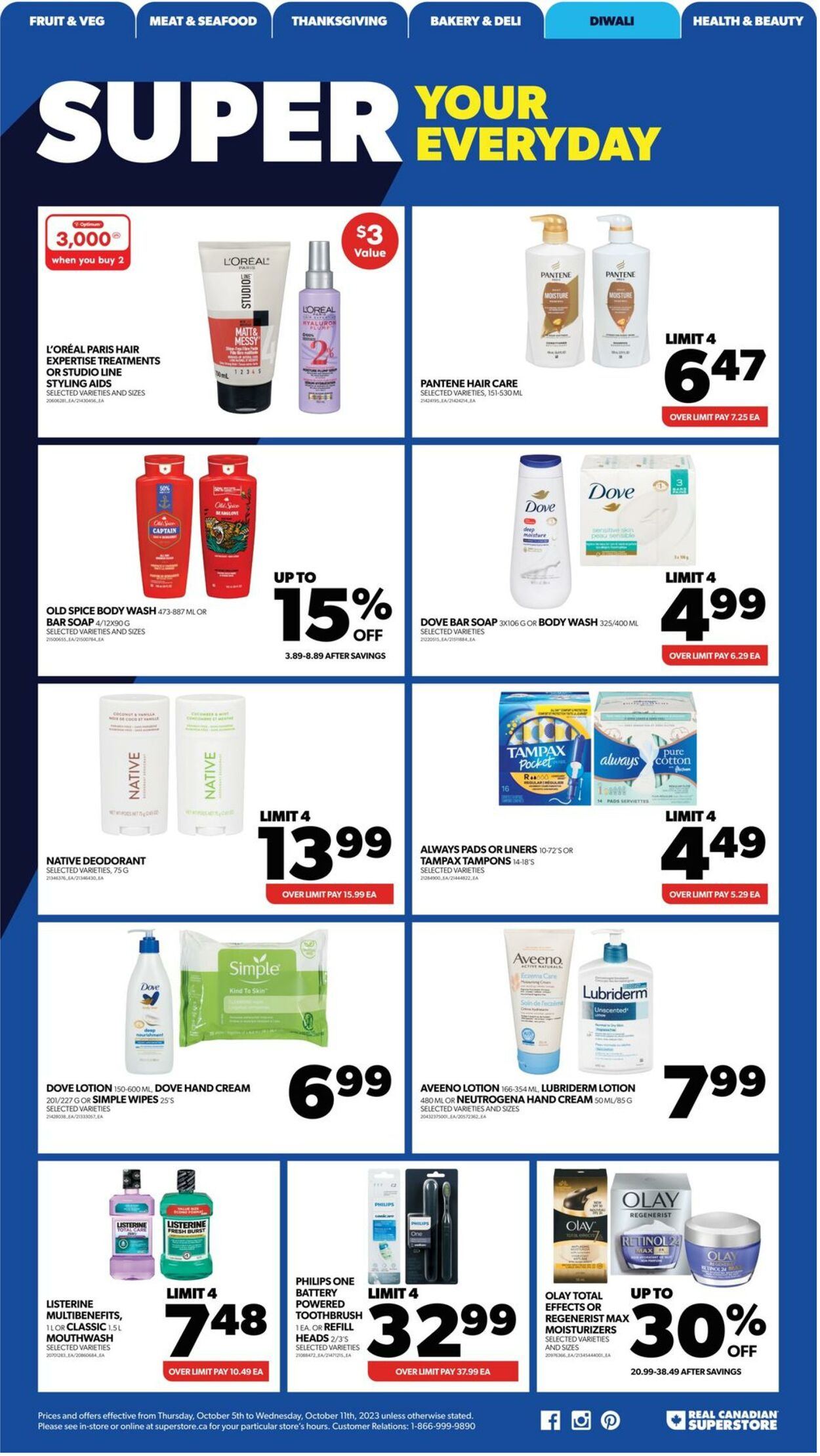 Flyer Real Canadian Superstore 05.10.2023 - 11.10.2023