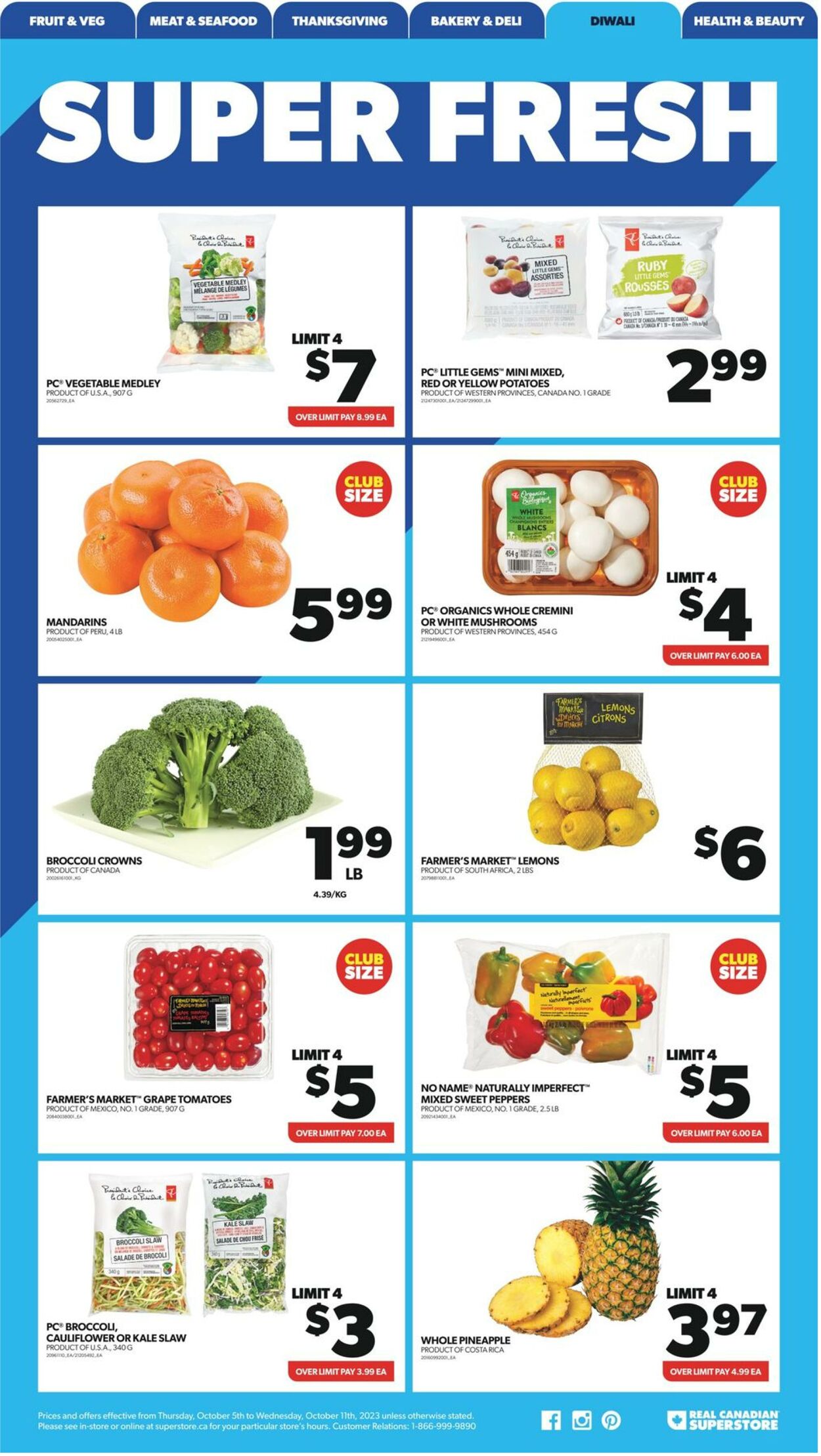 Flyer Real Canadian Superstore 05.10.2023 - 11.10.2023