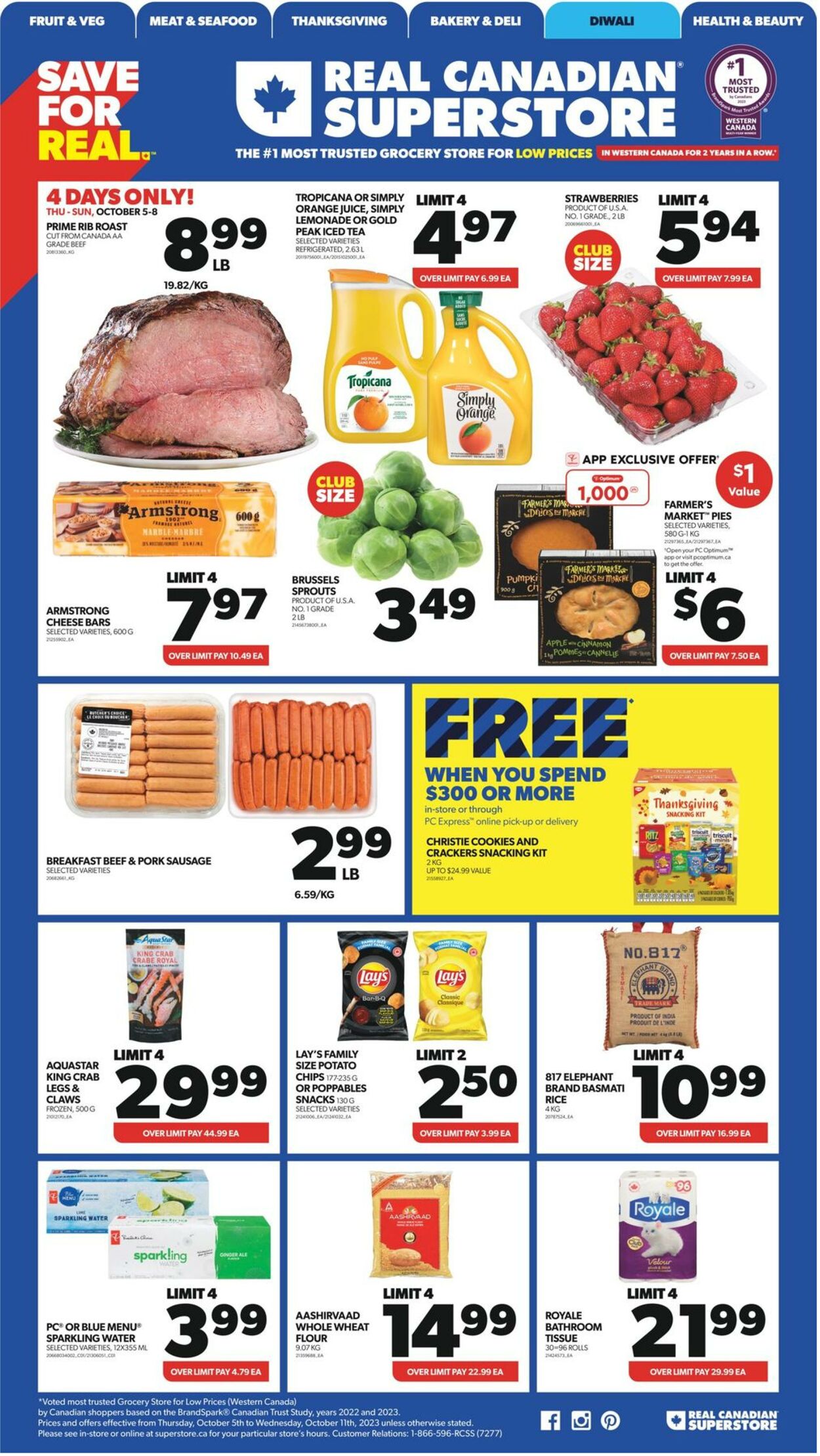 Flyer Real Canadian Superstore 05.10.2023 - 11.10.2023