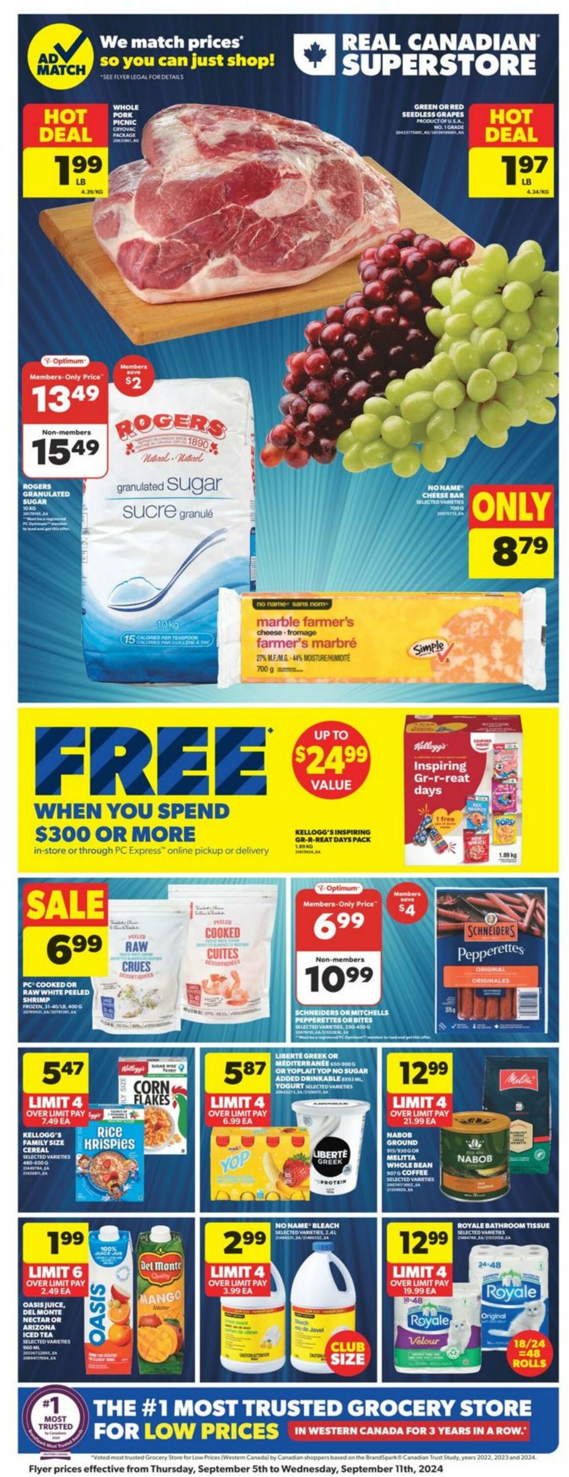 Flyer Real Canadian Superstore 05.09.2024 - 11.09.2024