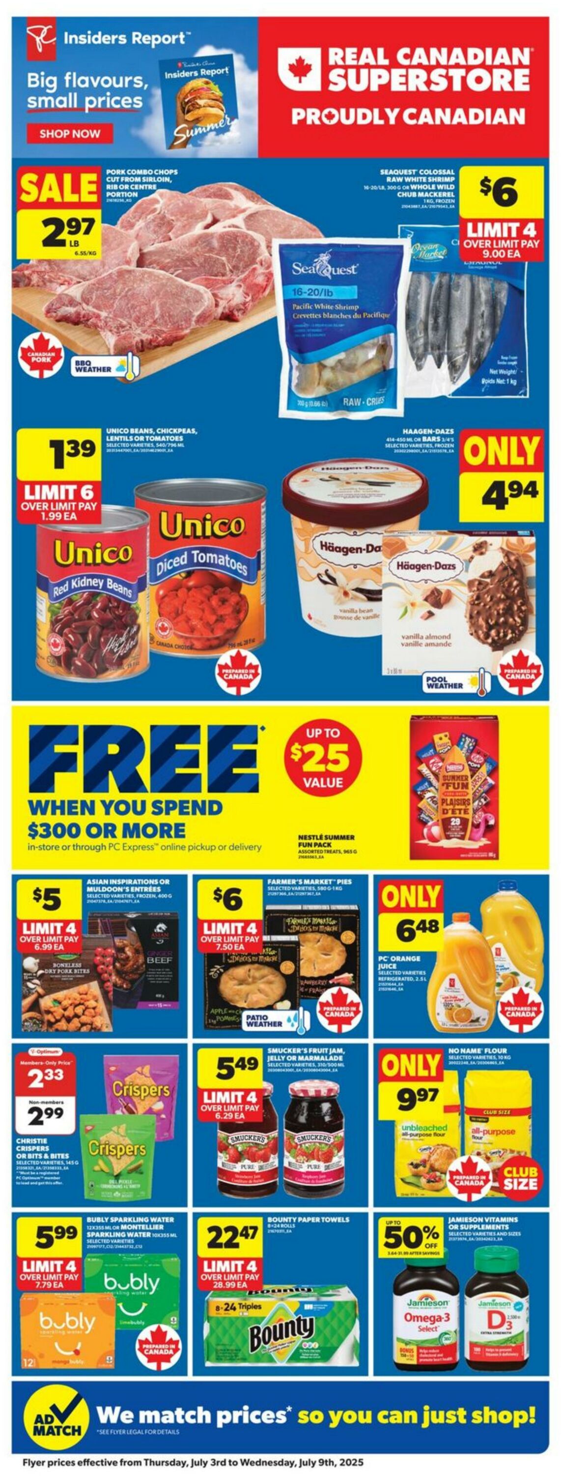 Flyer Real Canadian Superstore 03.07.2025 - 09.07.2025
