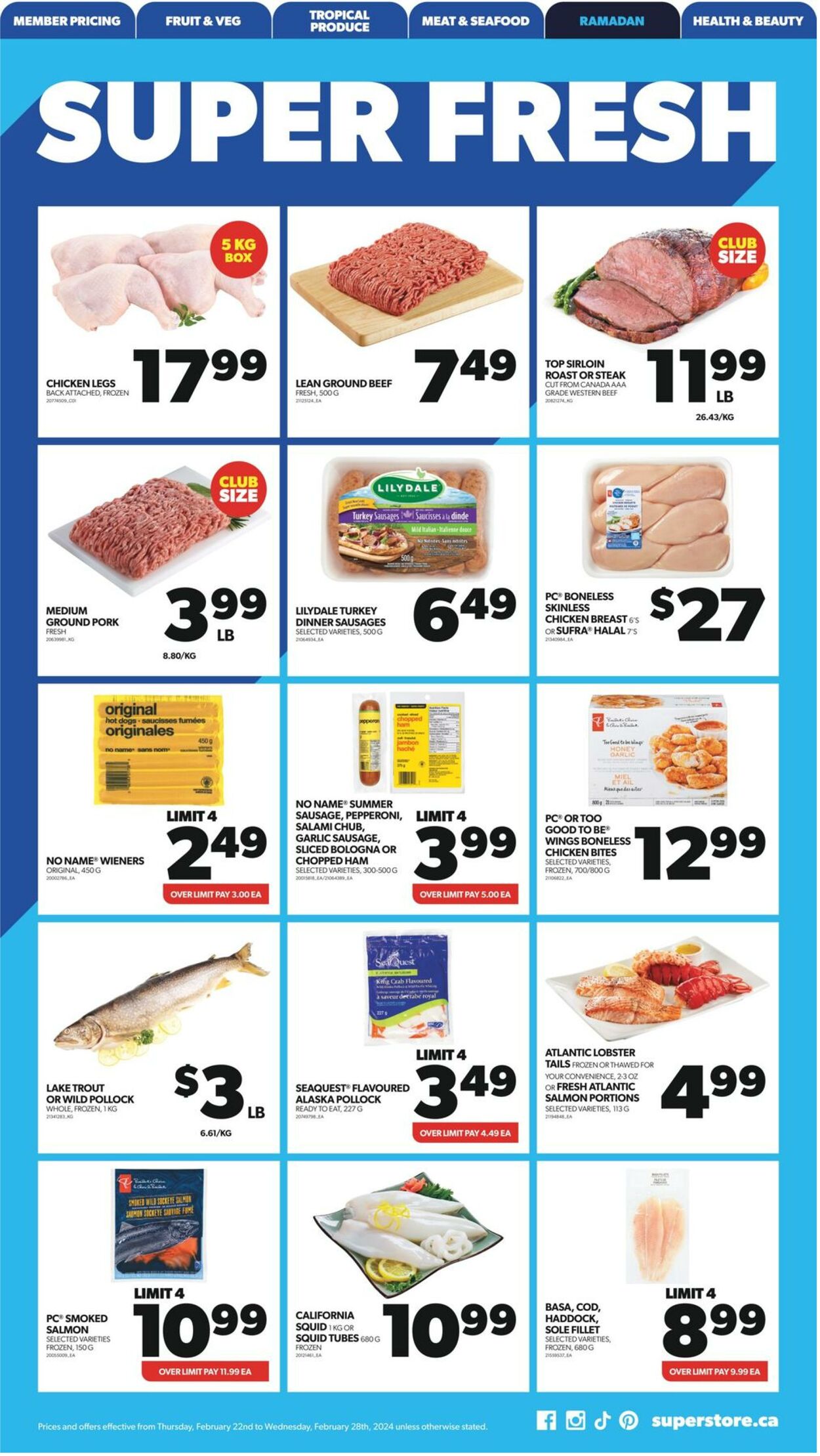 Flyer Real Canadian Superstore 22.02.2024 - 28.02.2024