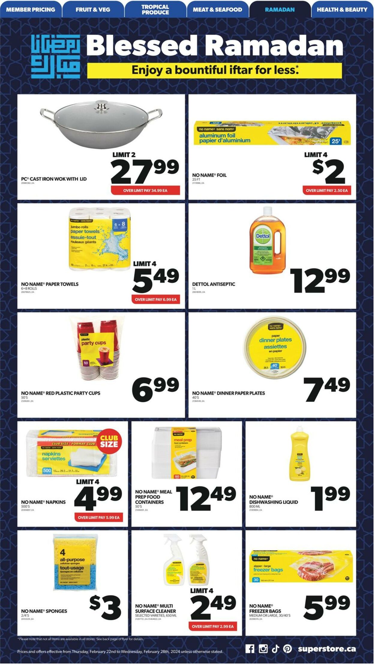 Flyer Real Canadian Superstore 22.02.2024 - 28.02.2024