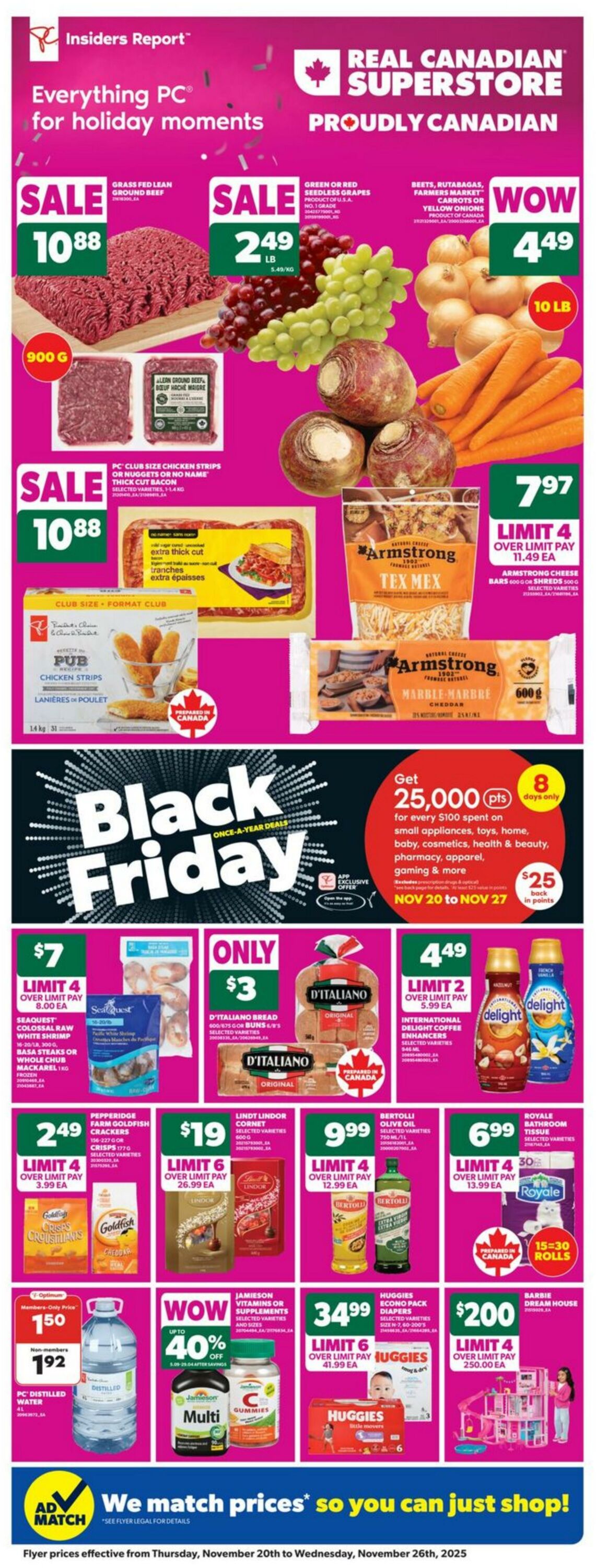 Flyer Real Canadian Superstore 20.11.2025 - 26.11.2025