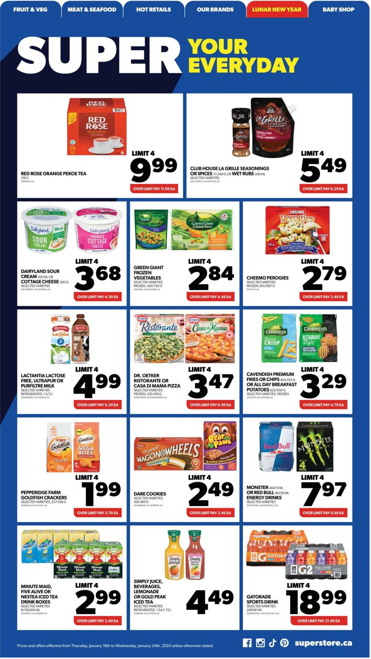 Flyer Real Canadian Superstore 18.01.2024 - 24.01.2024