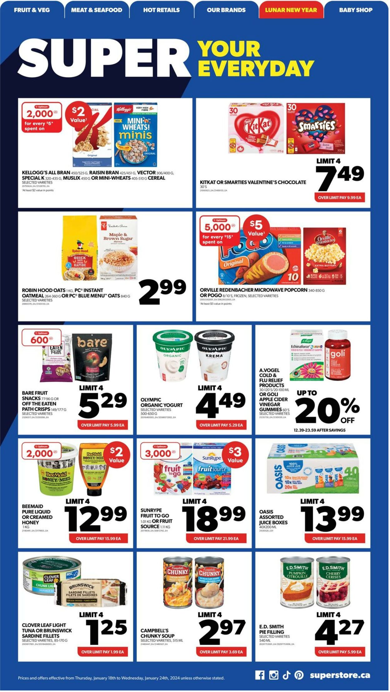 Flyer Real Canadian Superstore 18.01.2024 - 24.01.2024