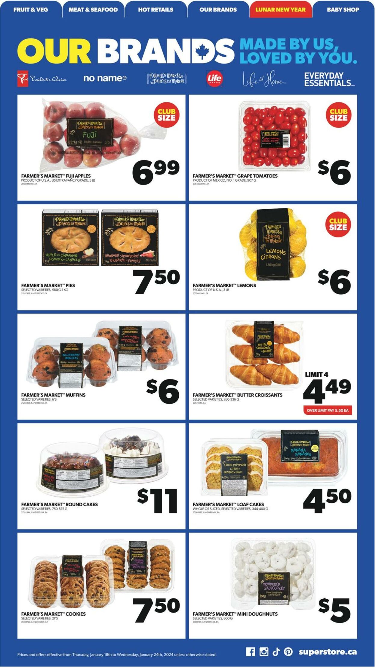 Flyer Real Canadian Superstore 18.01.2024 - 24.01.2024