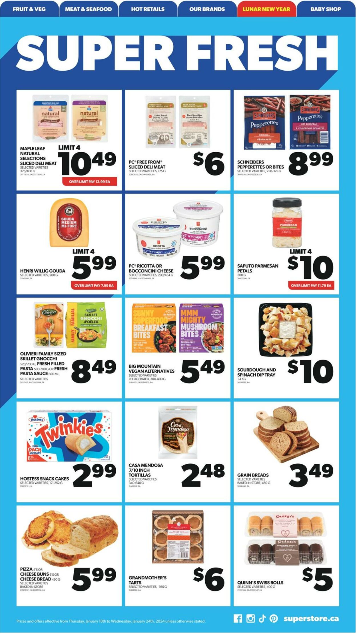 Flyer Real Canadian Superstore 18.01.2024 - 24.01.2024