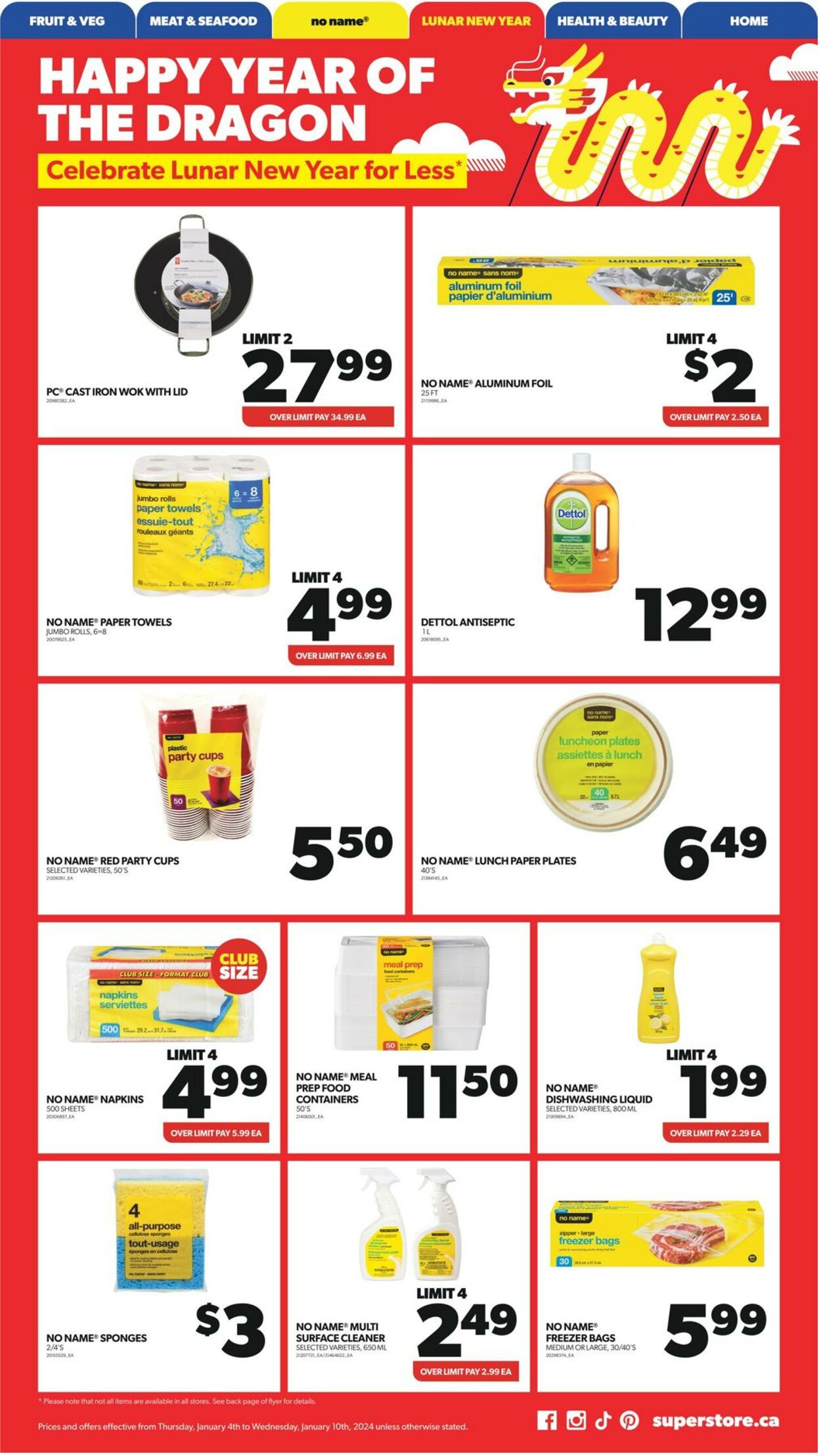 Flyer Real Canadian Superstore 04.01.2024 - 10.01.2024