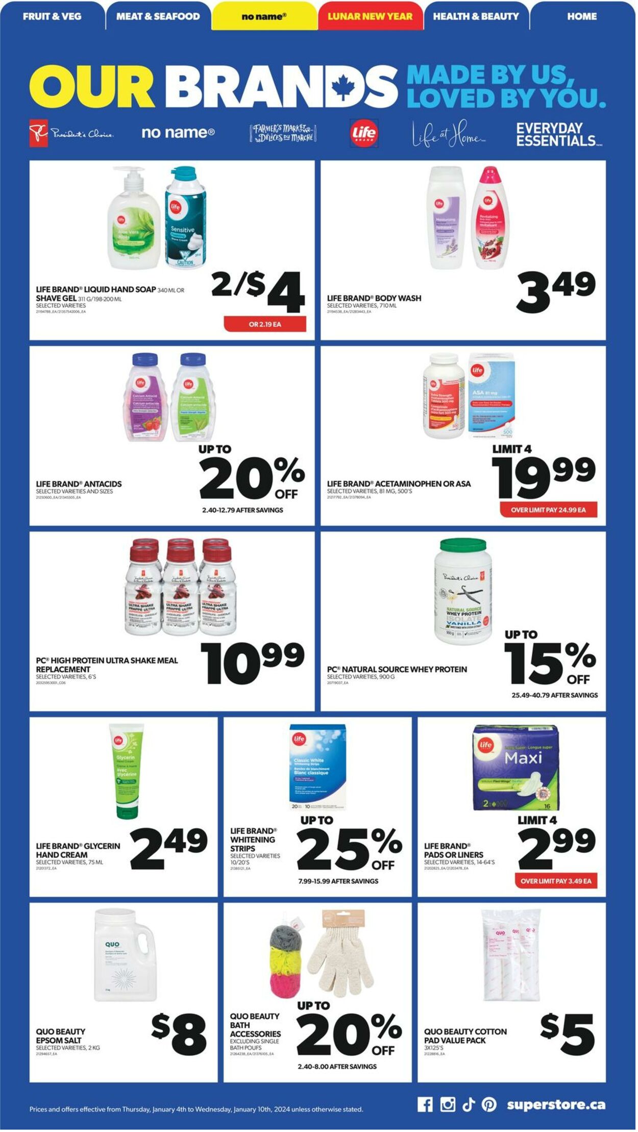 Flyer Real Canadian Superstore 04.01.2024 - 10.01.2024