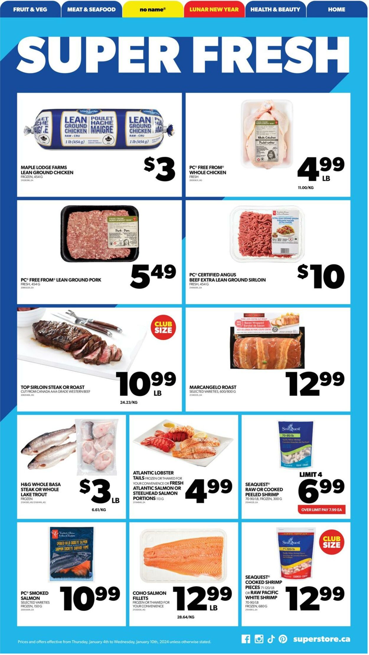 Flyer Real Canadian Superstore 04.01.2024 - 10.01.2024