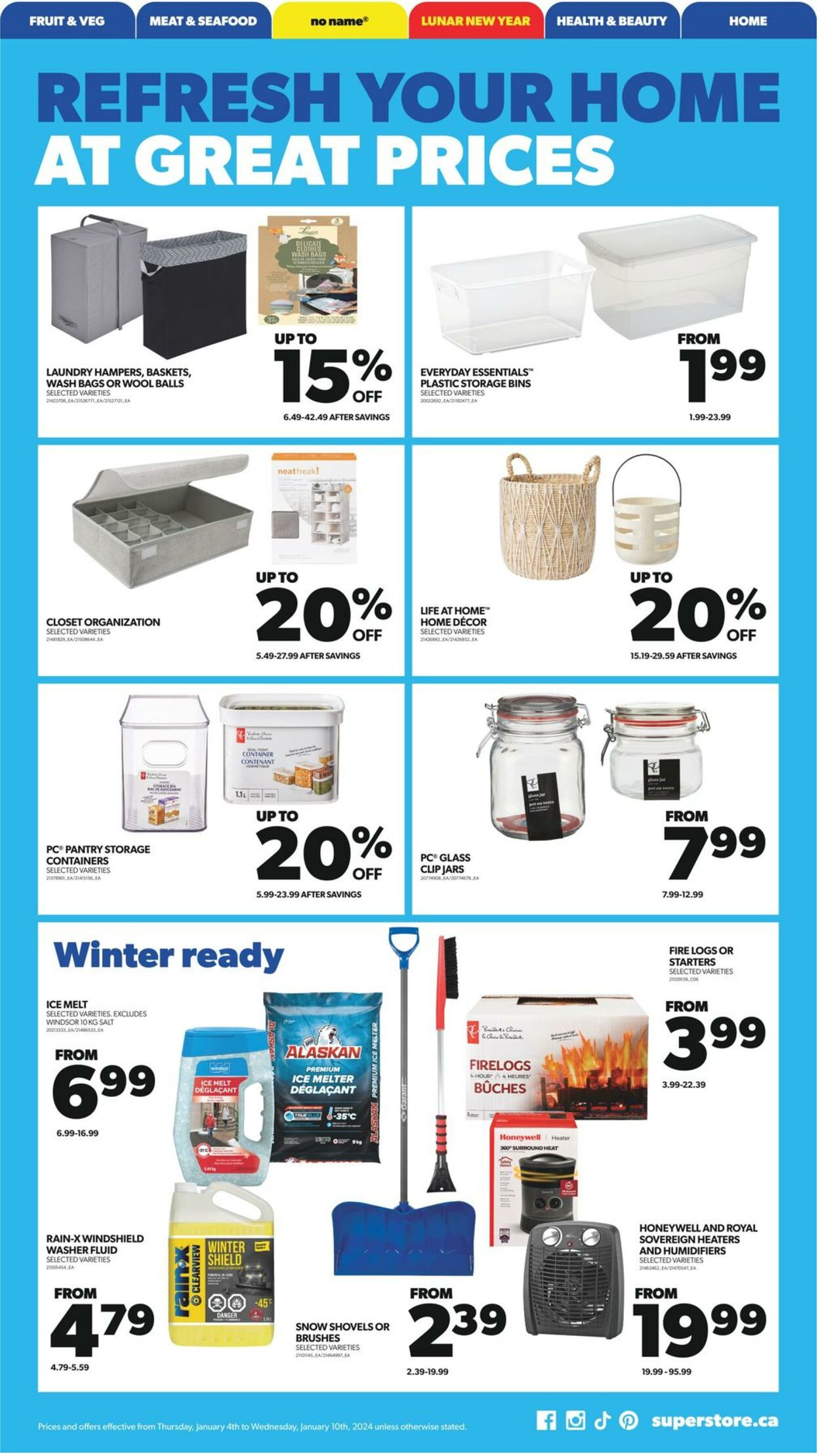 Flyer Real Canadian Superstore 04.01.2024 - 10.01.2024